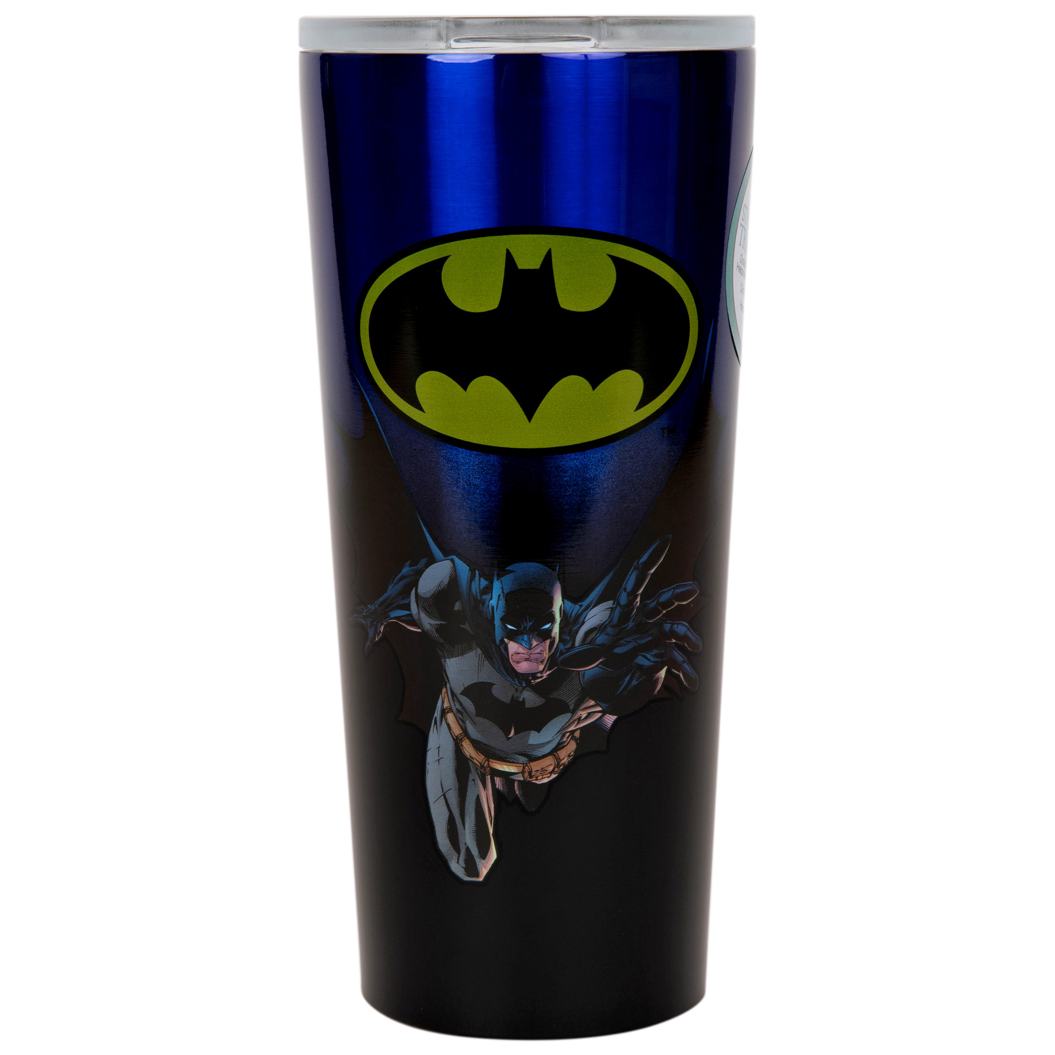 Batman Comic Art Stainless Steel Travel Mug, Blue
