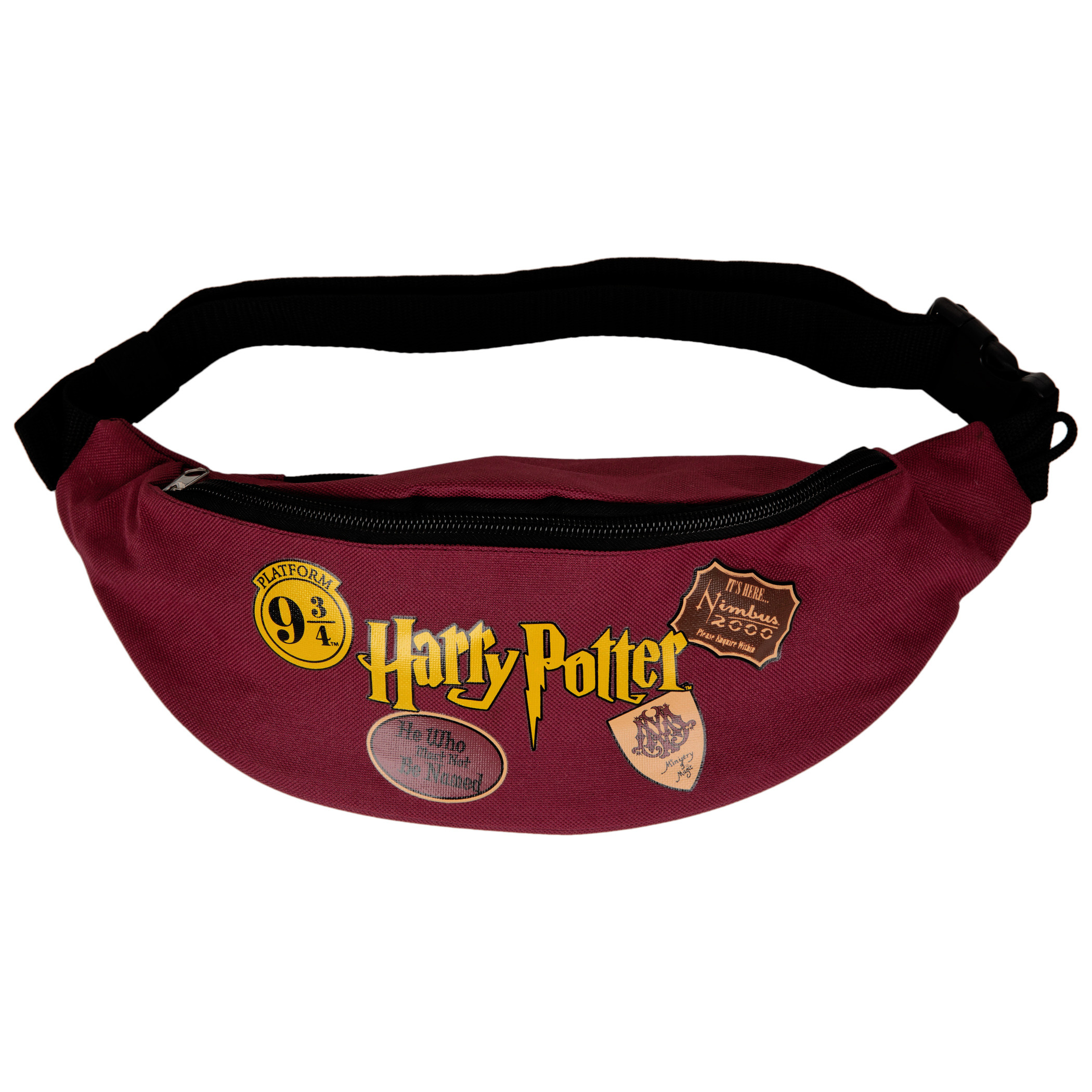 Harry Potter Logo Collage Fanny Pack, Red