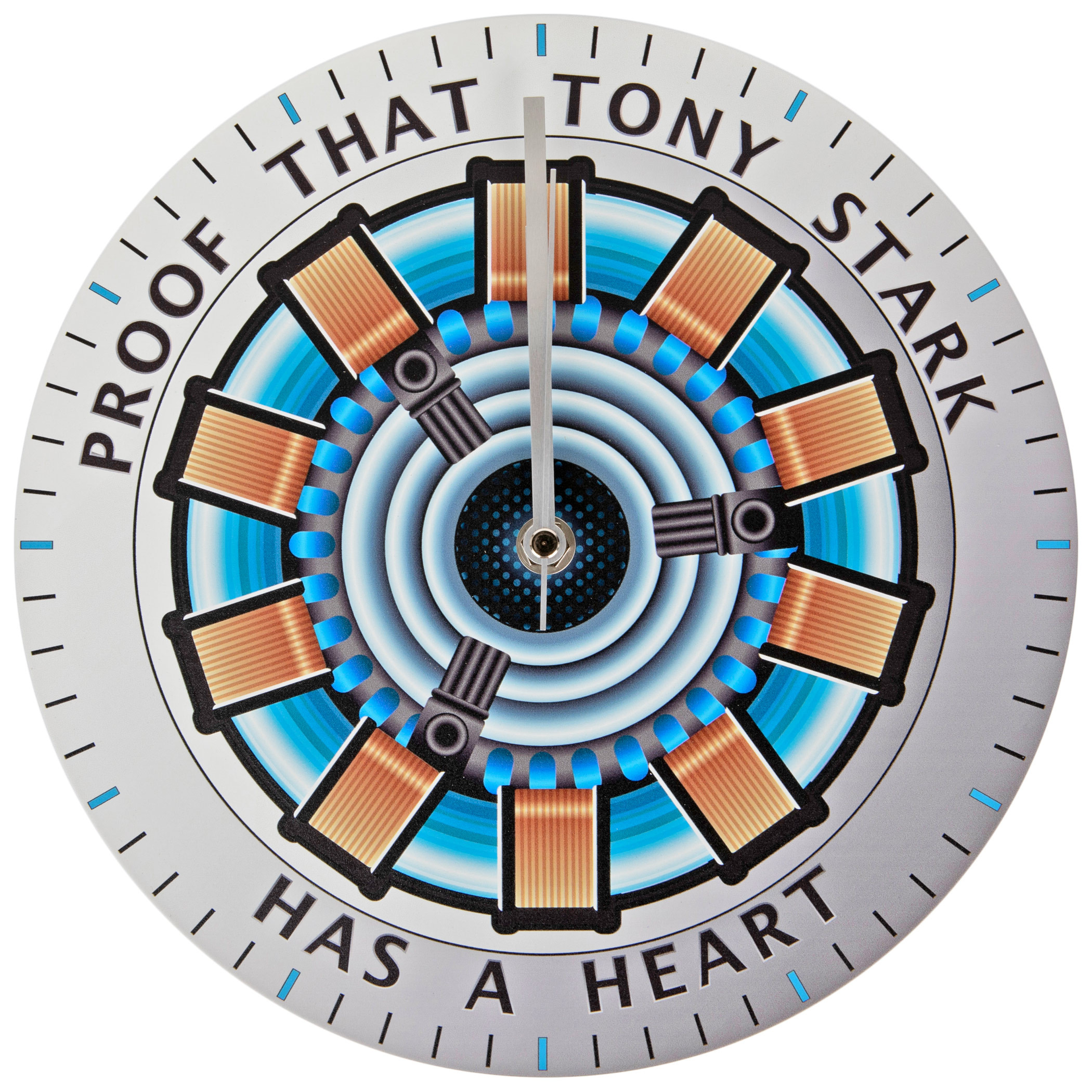 Iron Man Arc Reactor Proof That Tony Stark Has A Heart Clock, Multi-Color