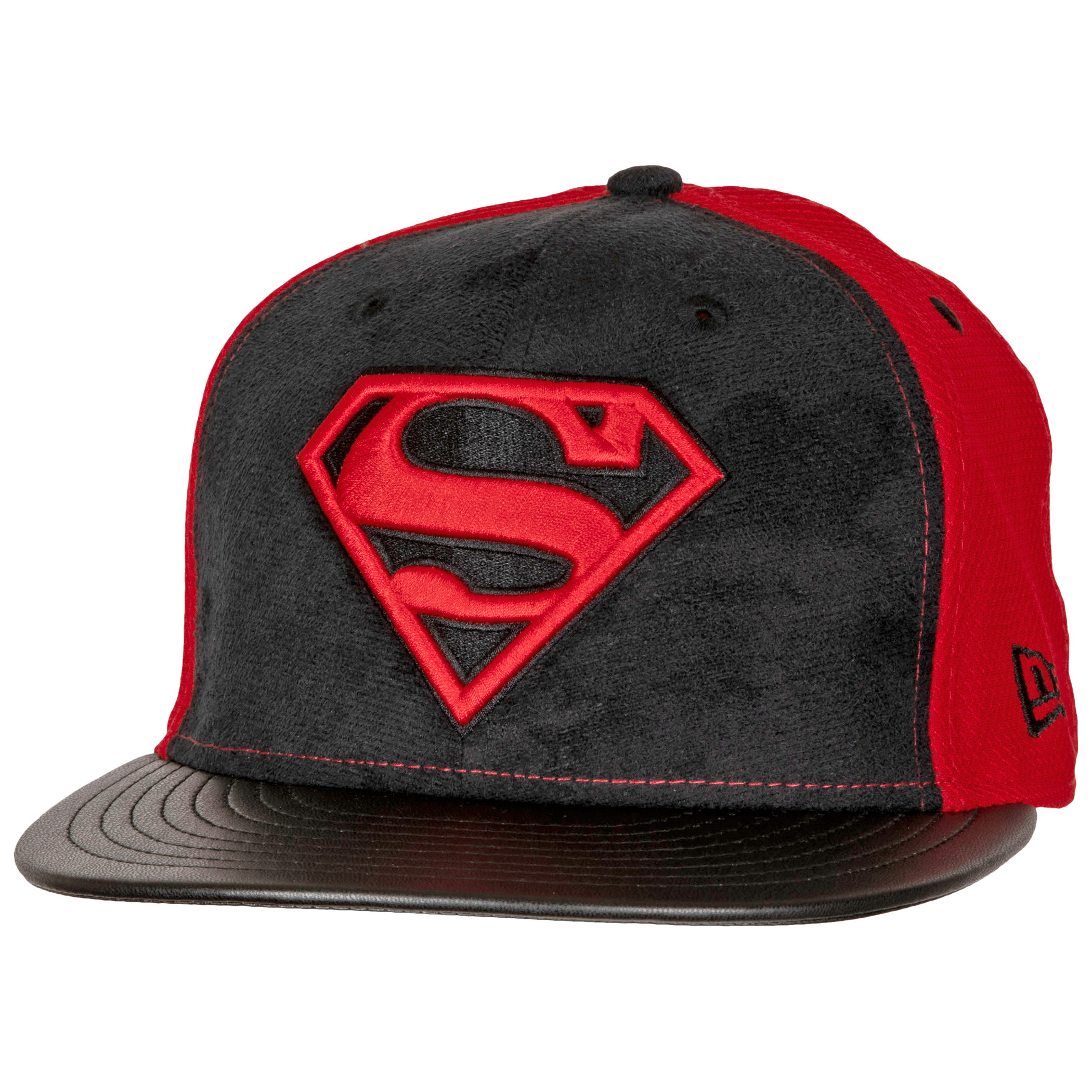 Superman Superboy Black & Red New Era 59Fifty Fitted Hat, Multi-Color