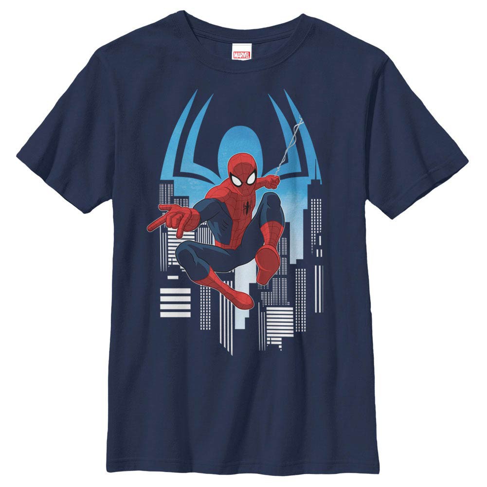 Spider-Man Web Slinger Youth Blue T-Shirt