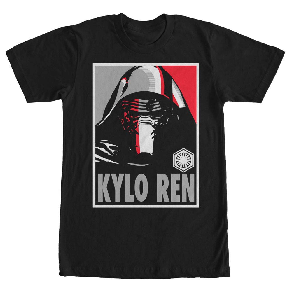 Star Wars Episode 7 Vote Kylo Black T-Shirt, Black