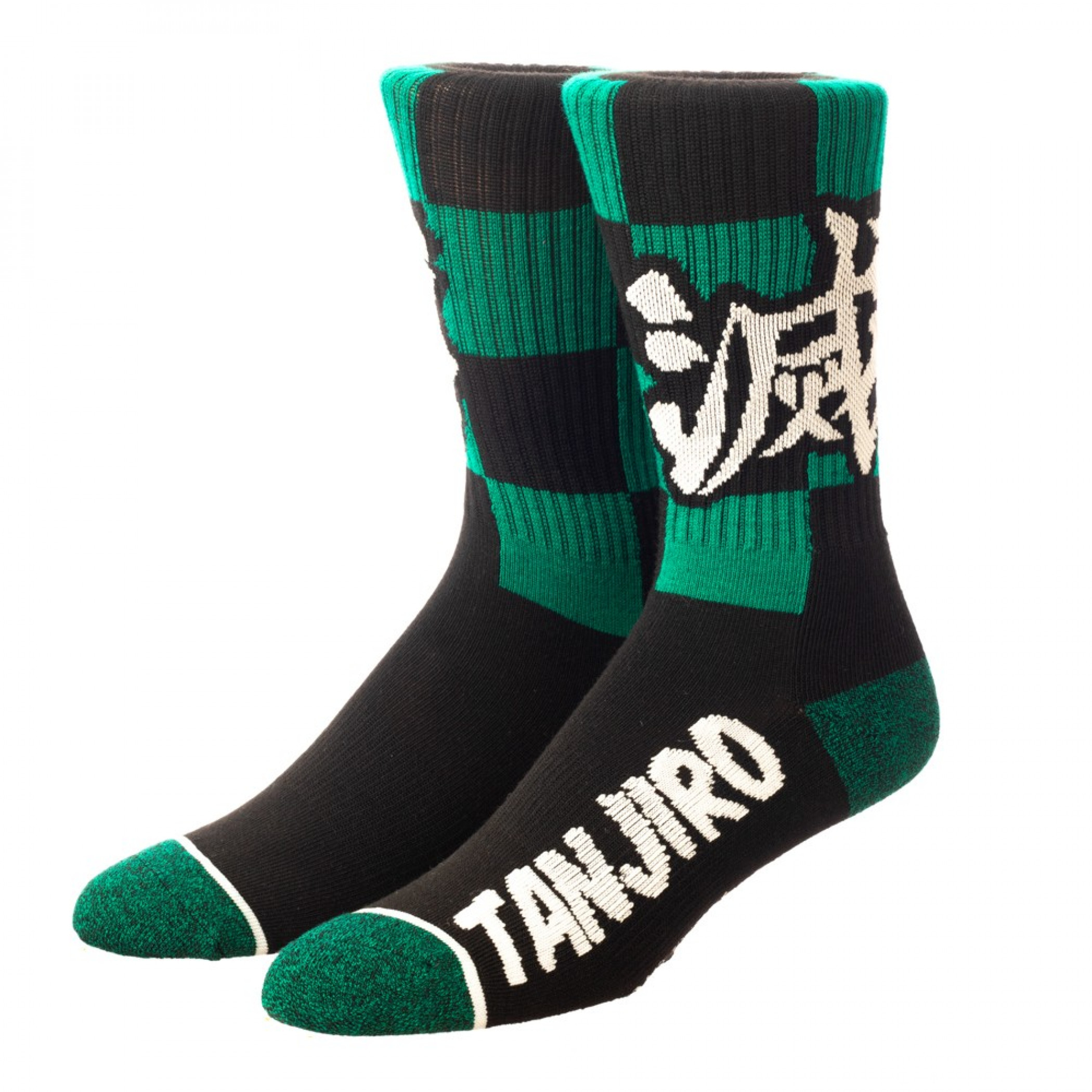 Demon Slayer Tanjiro Crew Socks, Green