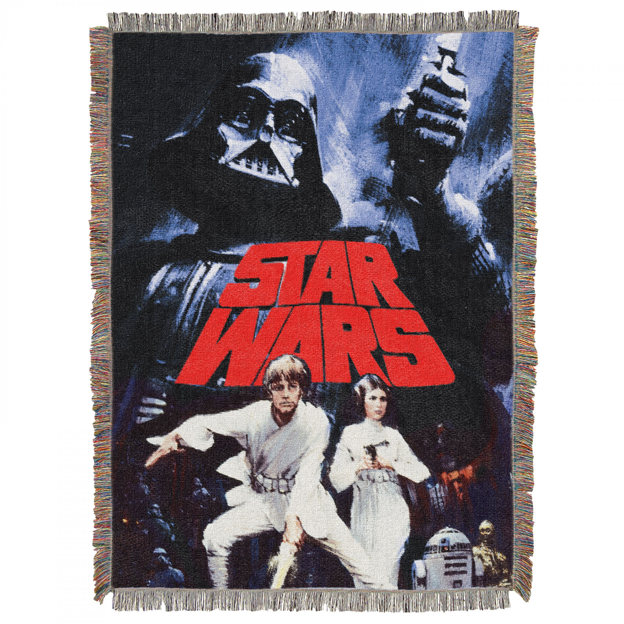 Star Wars Galaxy in Turmoil Tapestry Throw Blanket 48'x60', Multi-Color