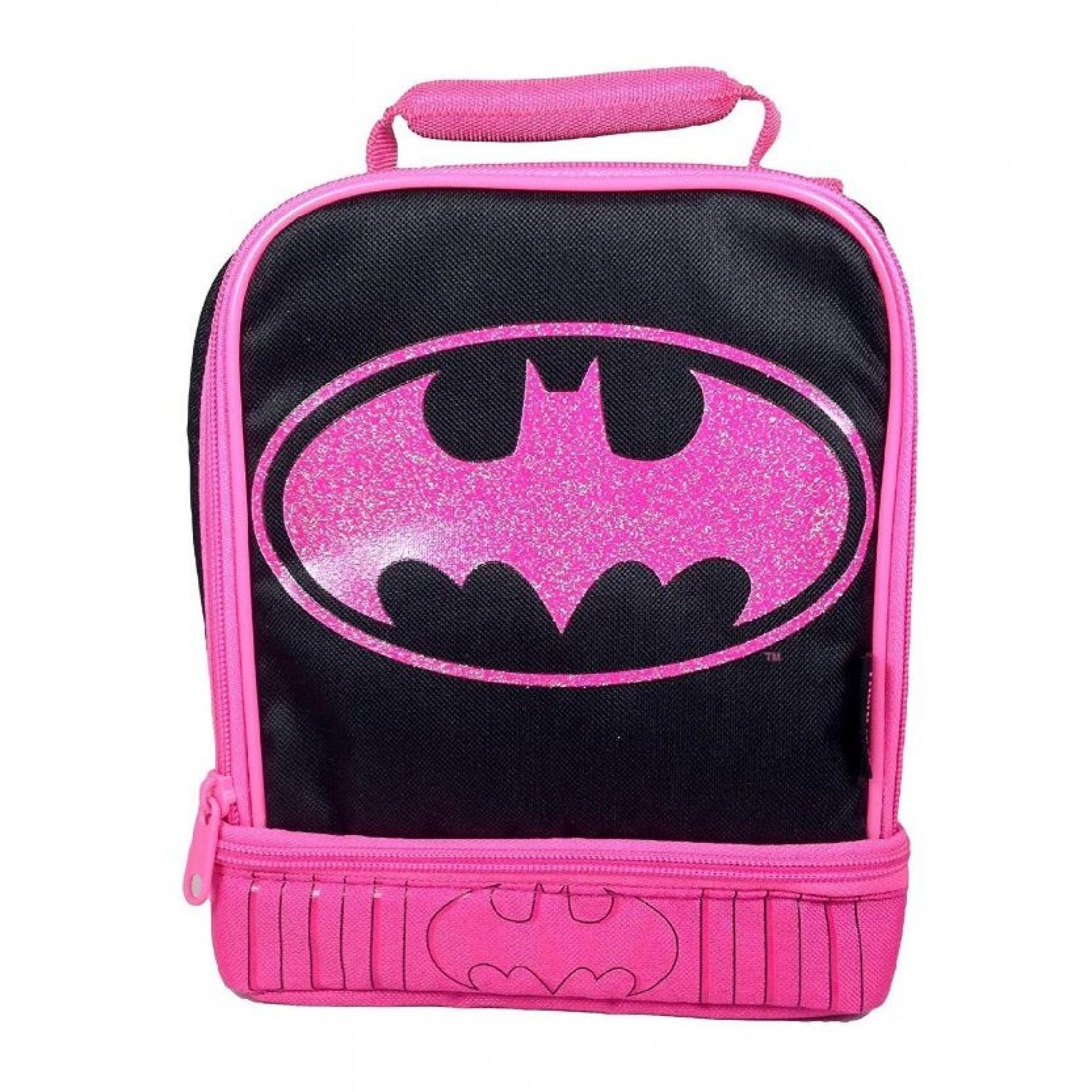 Batman Pink Dual Soft Lunchbox