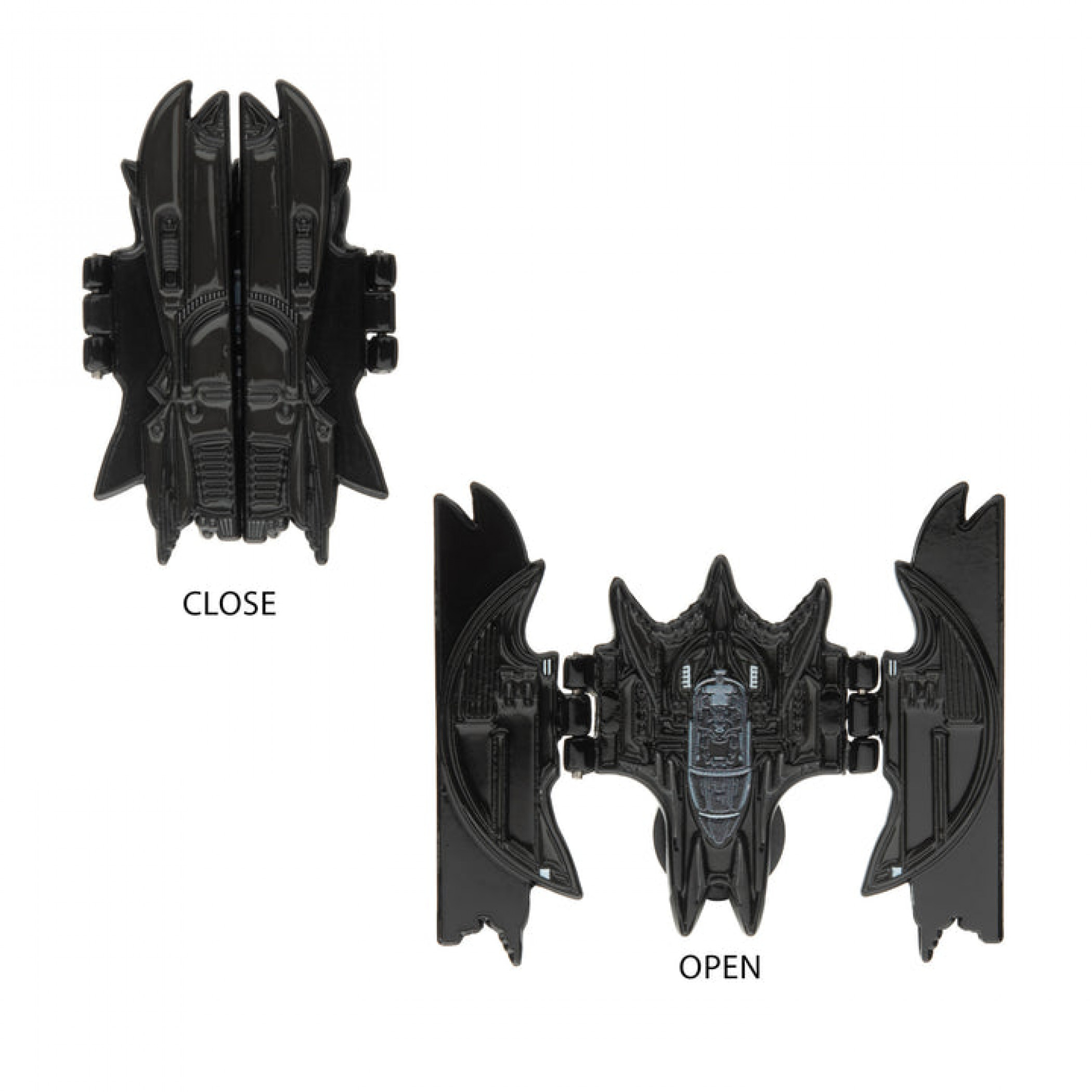 Batman Batwing Mobile Transform Lapel Pin, Black