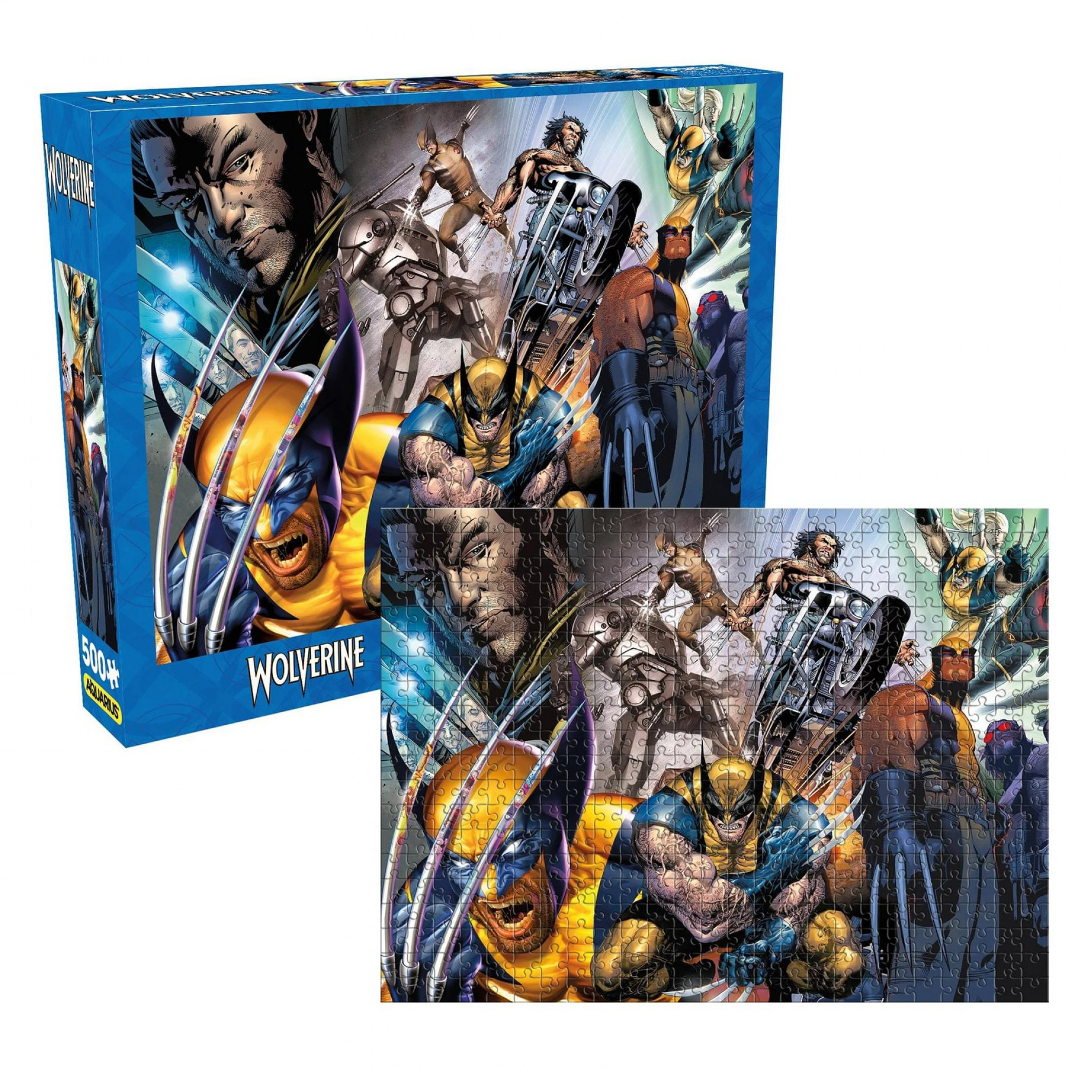 Wolverine Action Collage 500 Piece Jigsaw Puzzle, Multi-Color