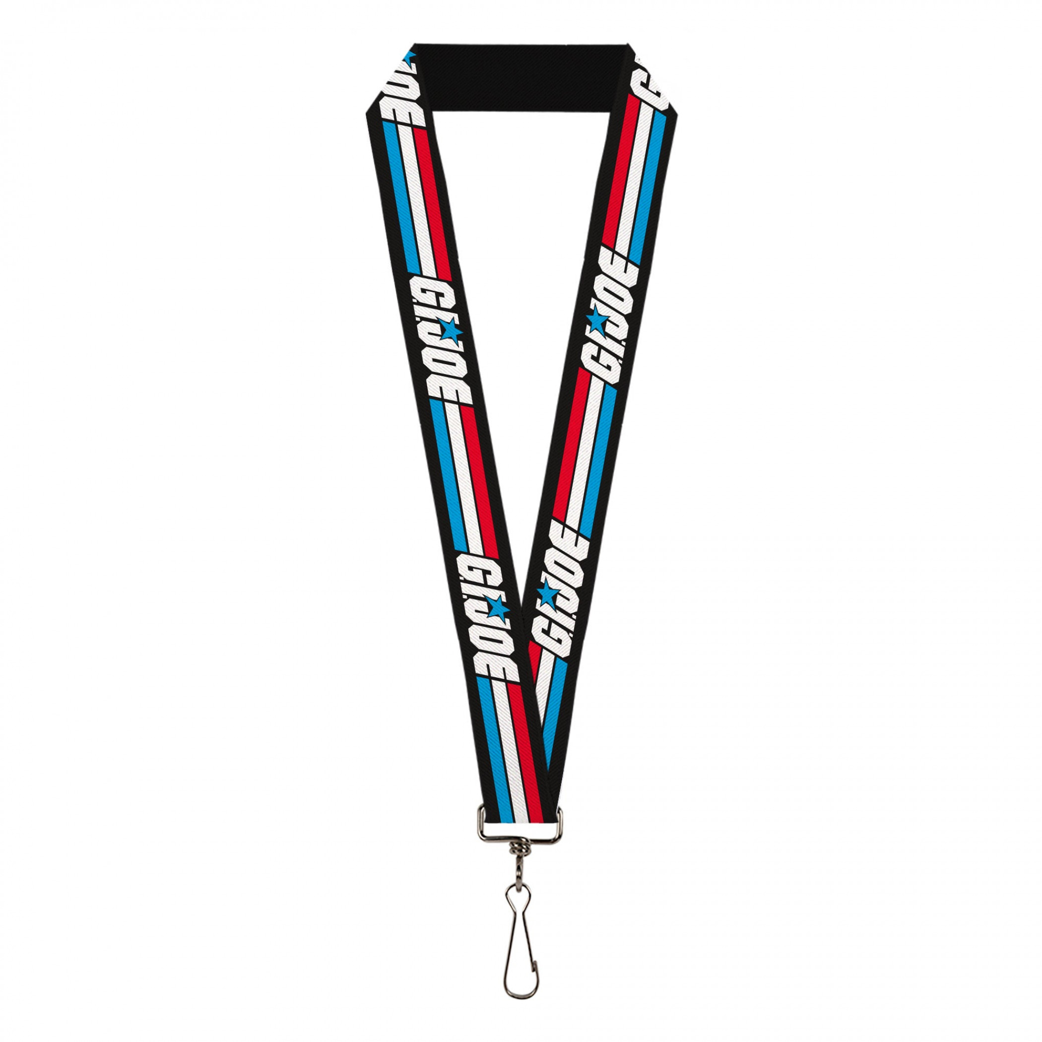 GI Joe Title Logo Red White and Blue Lanyard, Multi-Color