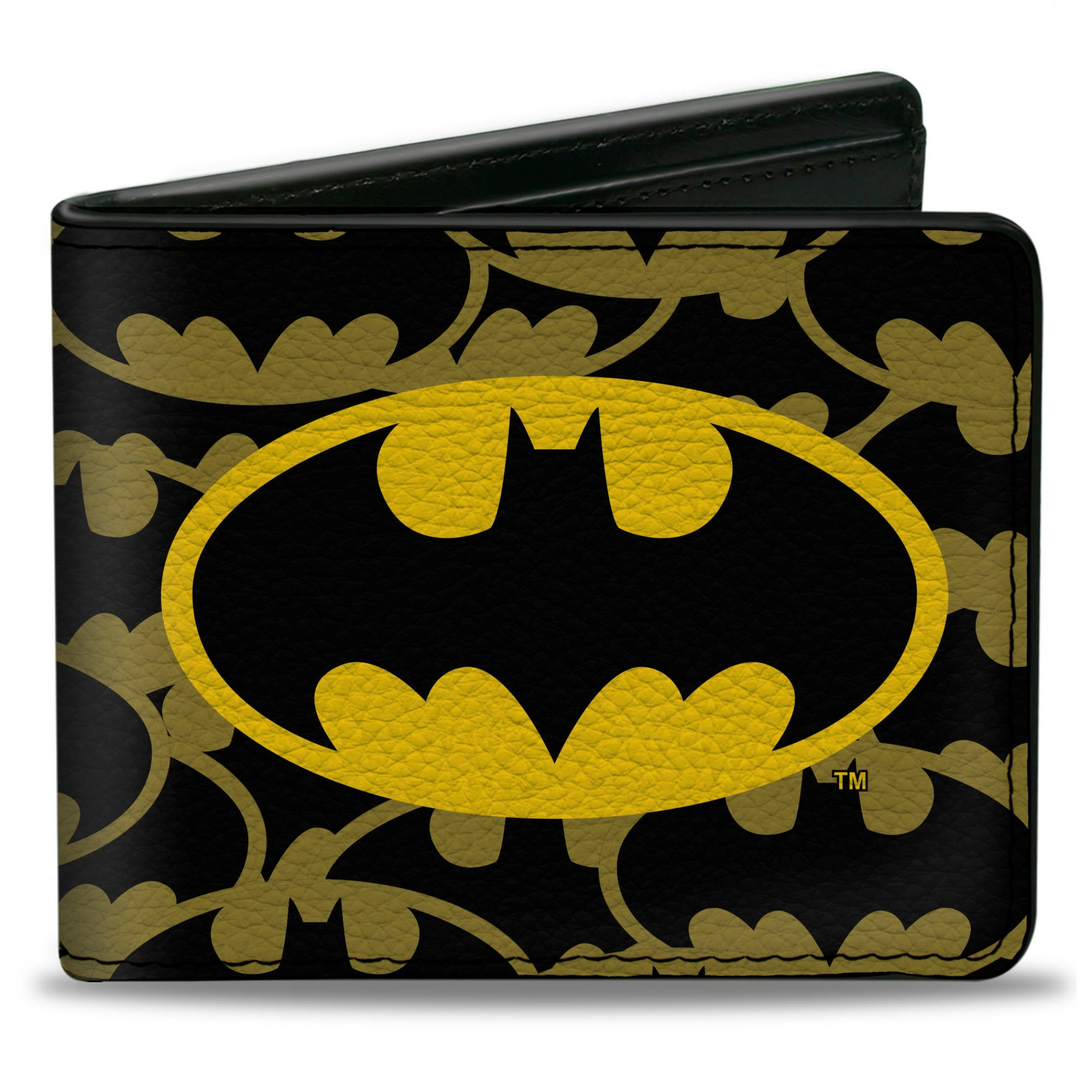 Batman Classic Logo Stacked Bi-Fold Wallet, Multi-Color
