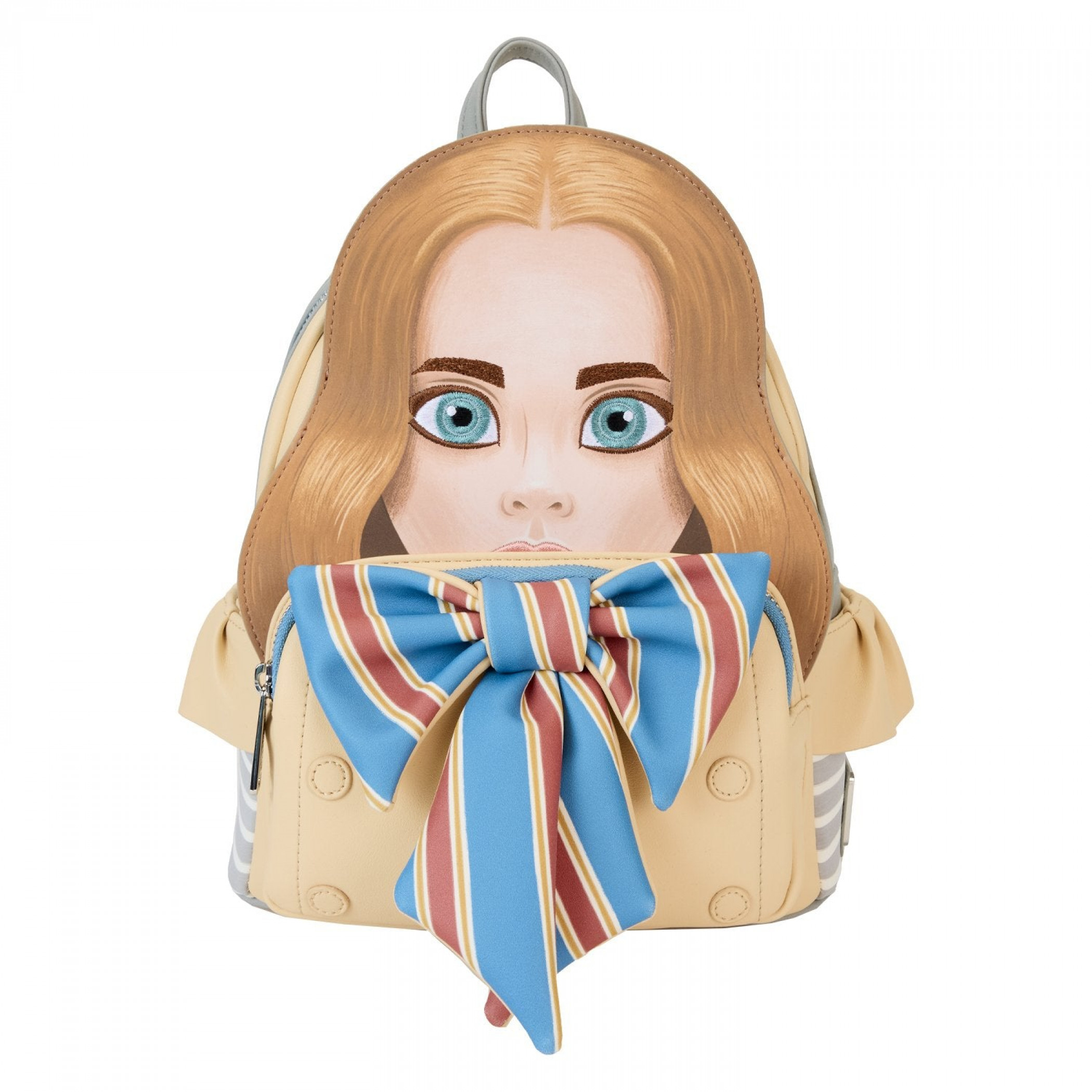 M3gan Cosplay Outfit Mini Backpack by Loungefly, Beige