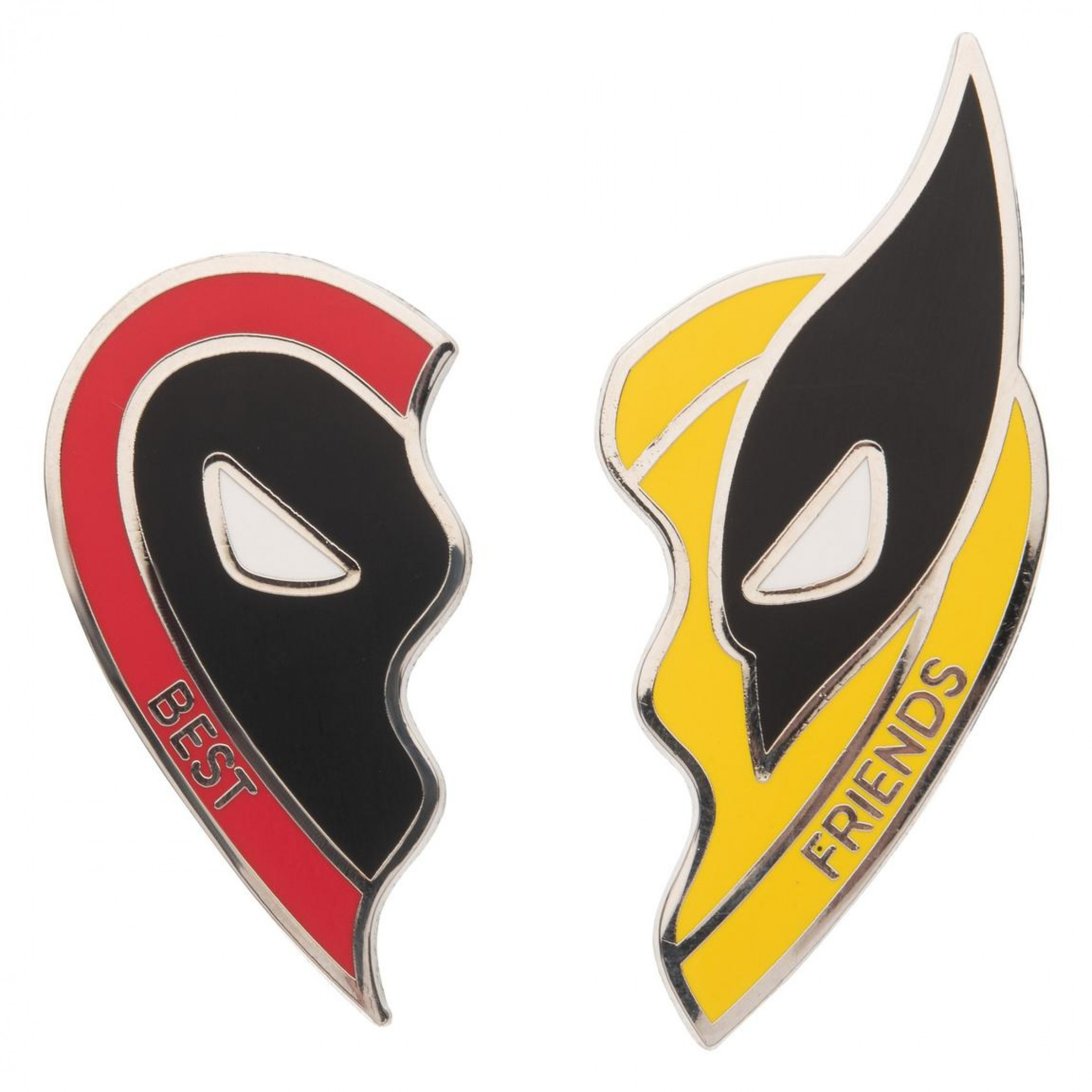Deadpool and Wolverine BFFs Enamel Pin Set, Multi-Color