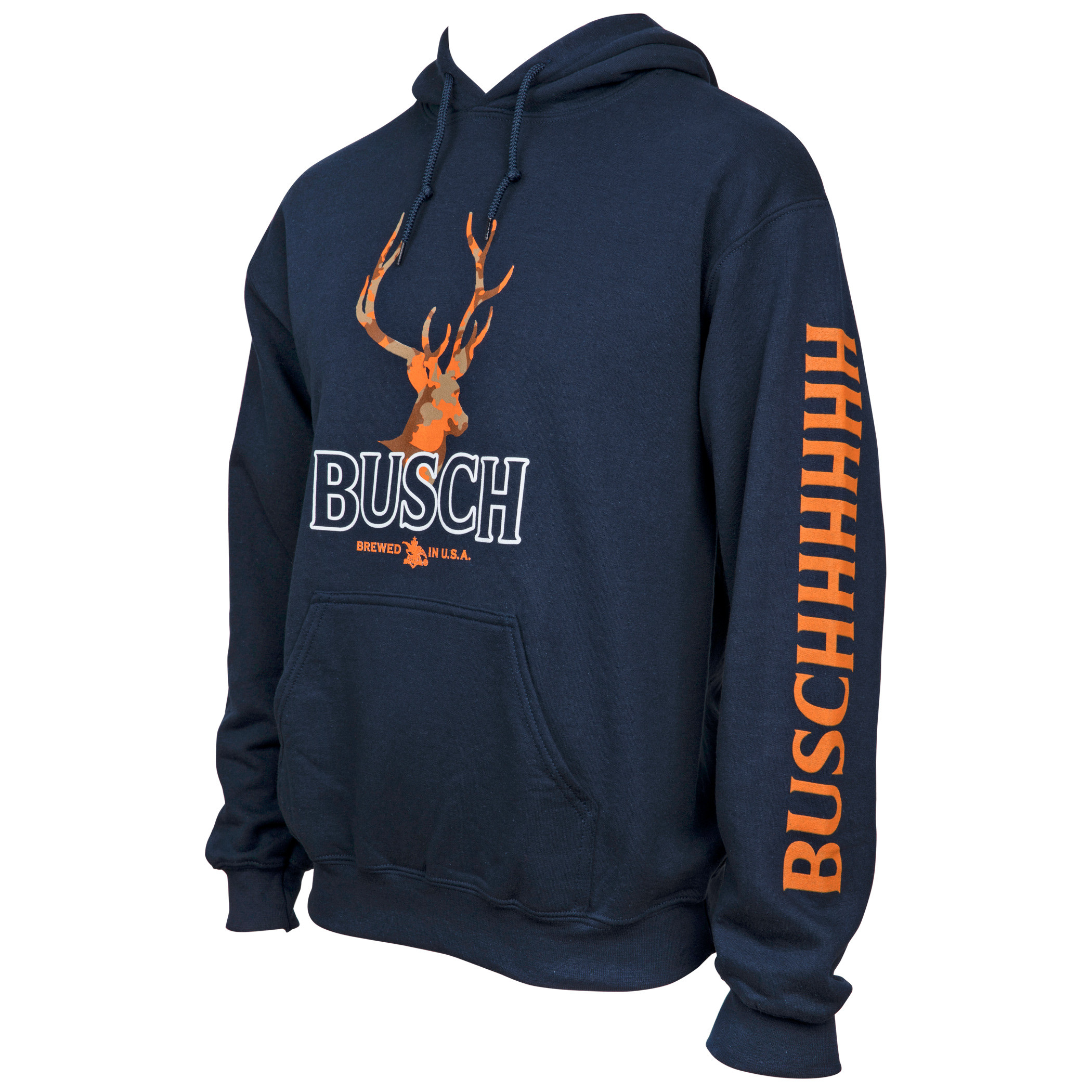Busch Orange Hunter Camo Deer Hoodie | Brew-Shirts.com