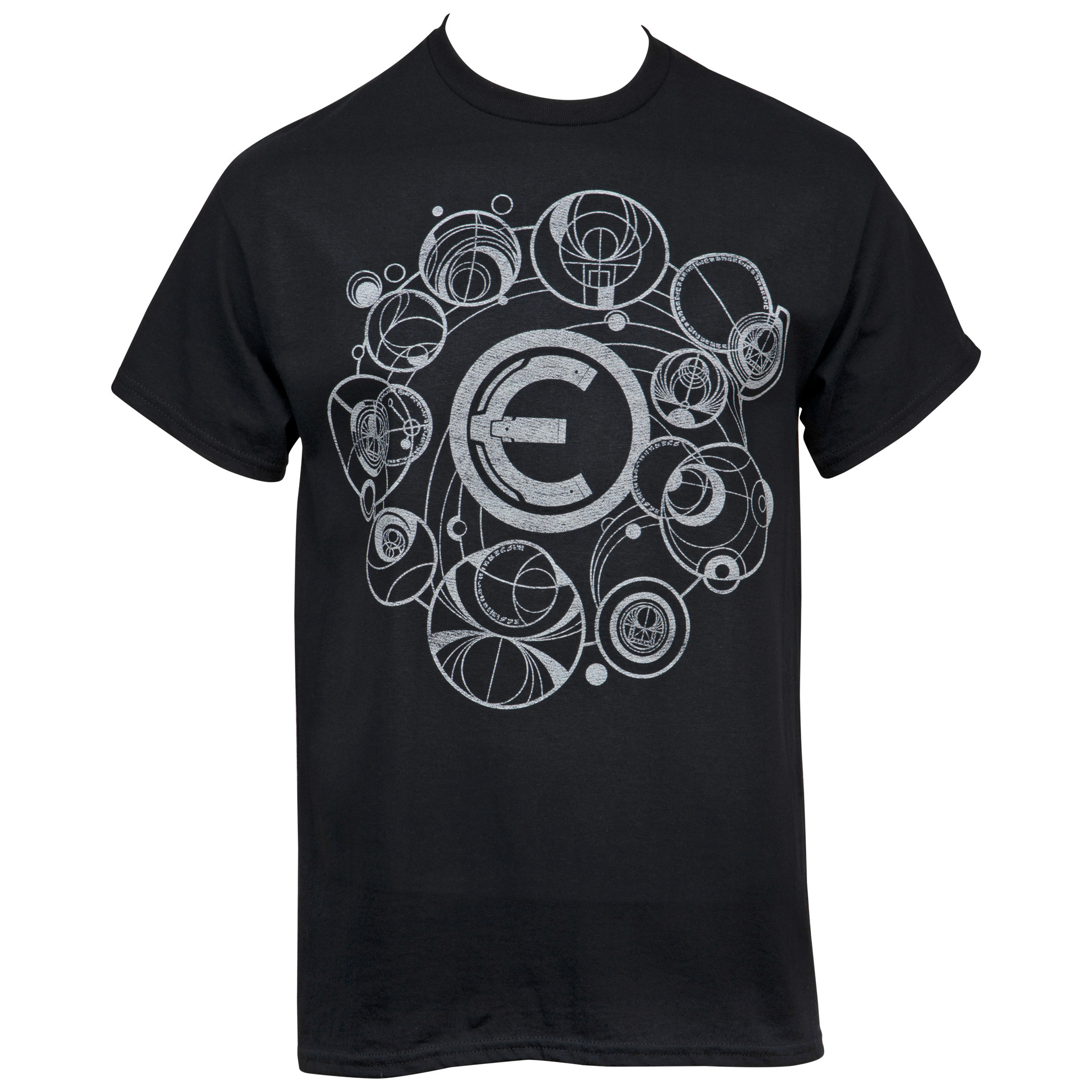 Marvel The Eternals Movie Silver Symbols T-Shirt, Black