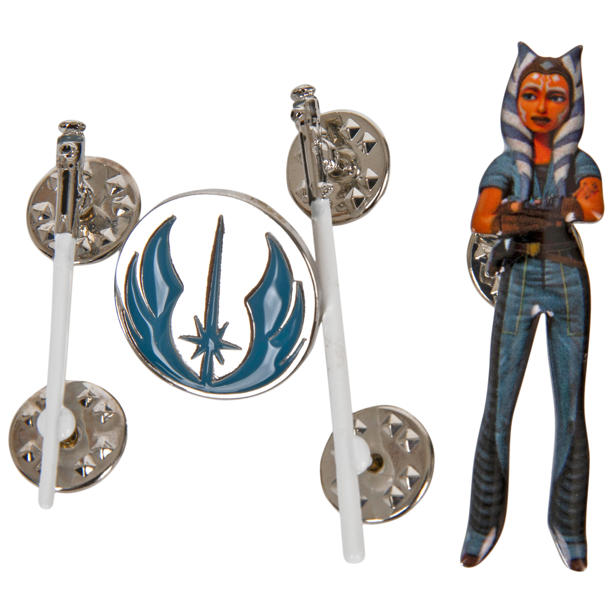 Star Wars The Clone Wars Ahsoka Tano Lapel Pins 3-Pack, Multi-Color