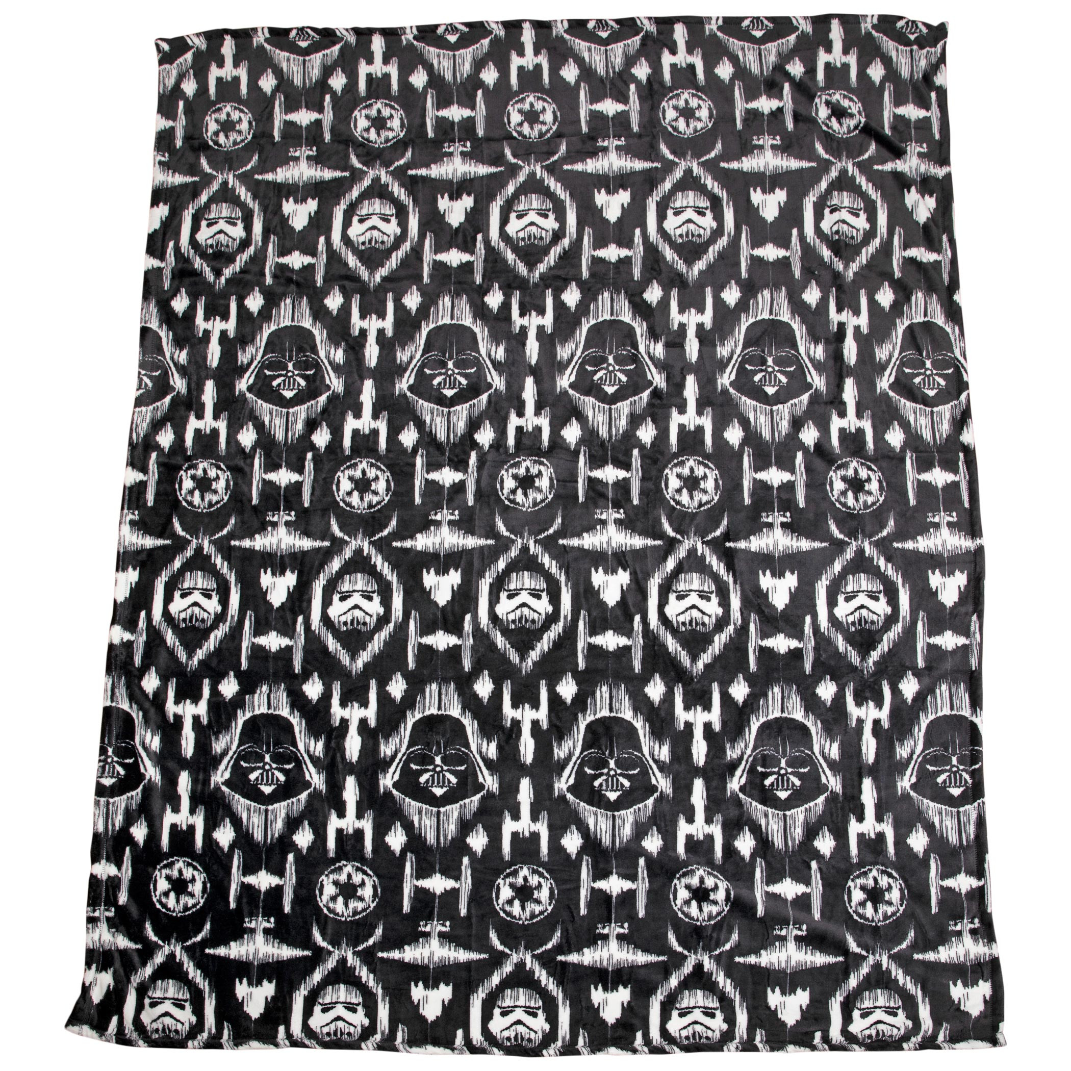 Star Wars Empire Ikat Pattern 60 x 90 Blanket, Multi-Color
