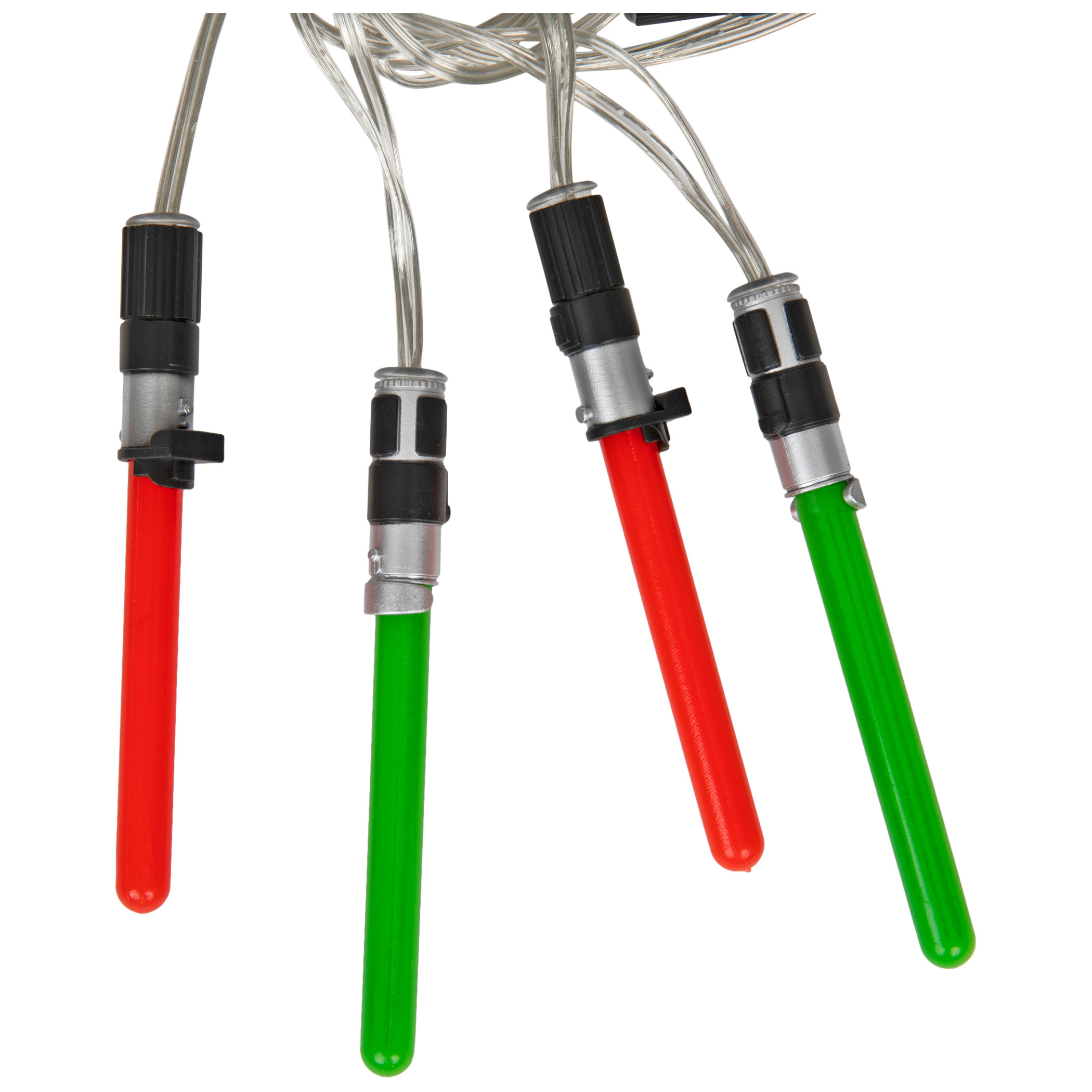 Star Wars UL 10-Light Battery-Operated Light Sabers Light Set, Multi-Color