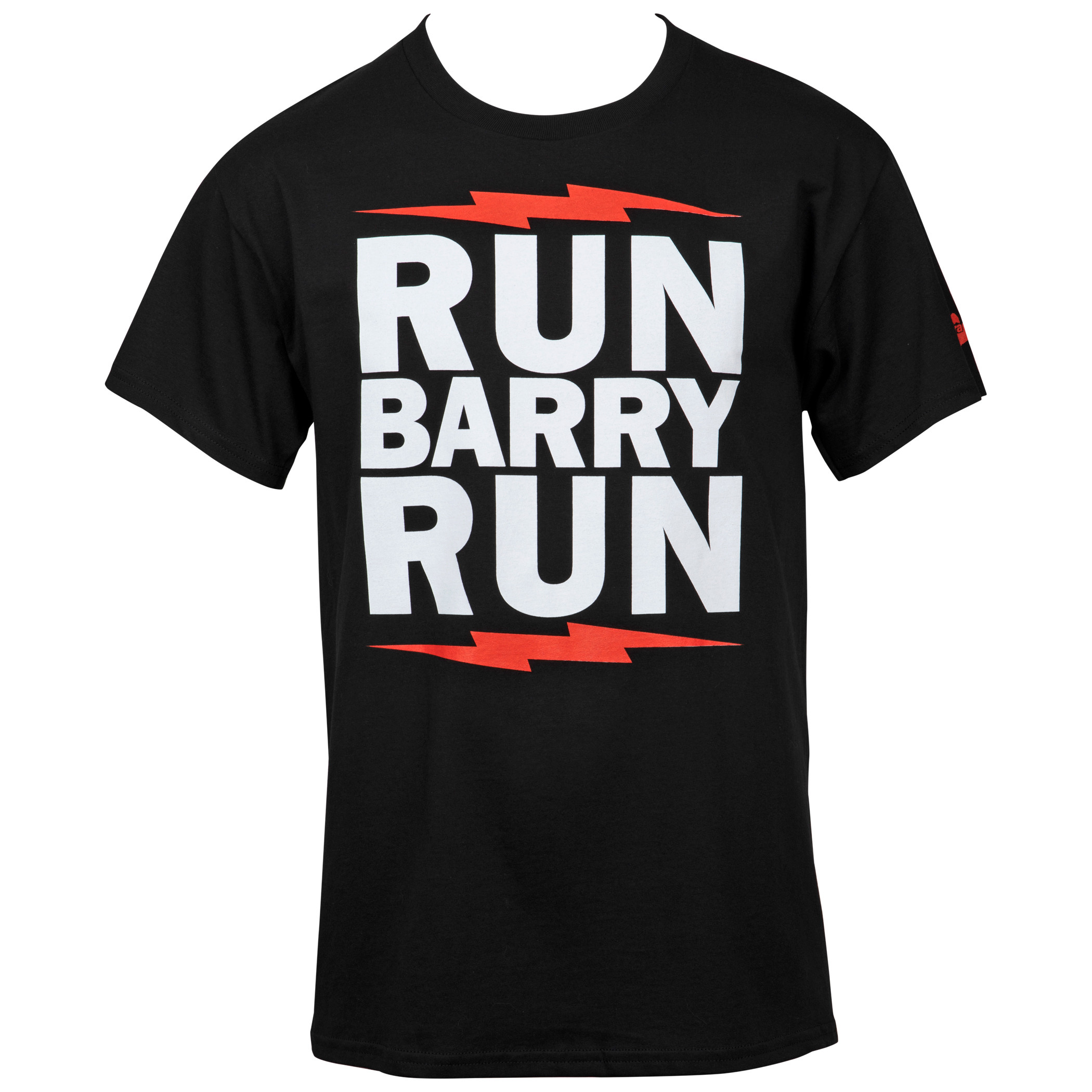 DC Comics The Flash Run Barry Run T-Shirt, Black