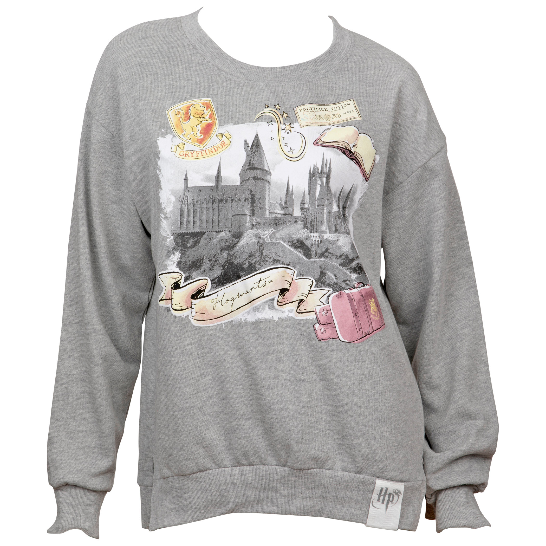 Harry Potter Hogwarts House Women's Pullover Sweatshirt, Red