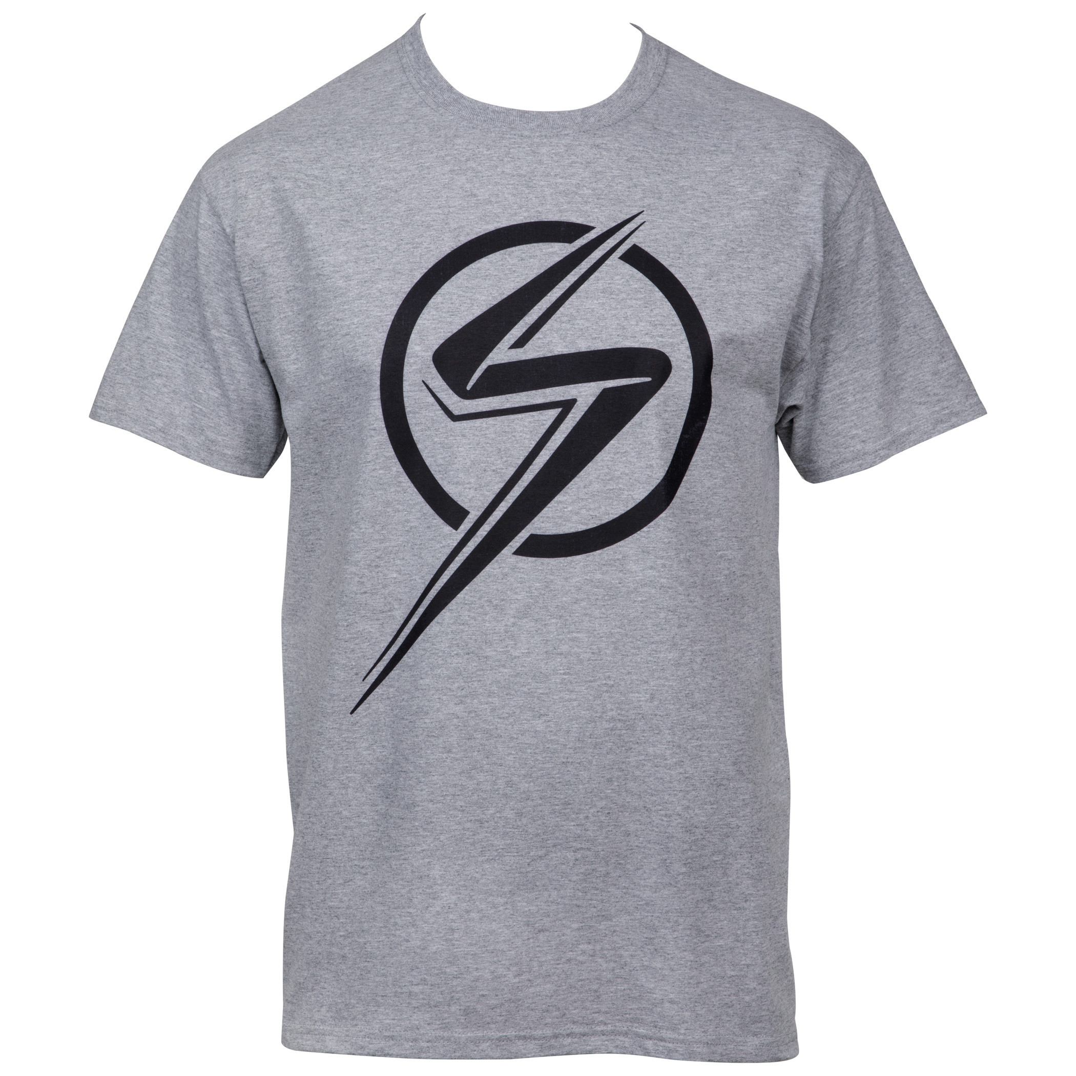 Marvel Studios Ms. Marvel Series Symbol Simple T-Shirt, Grey