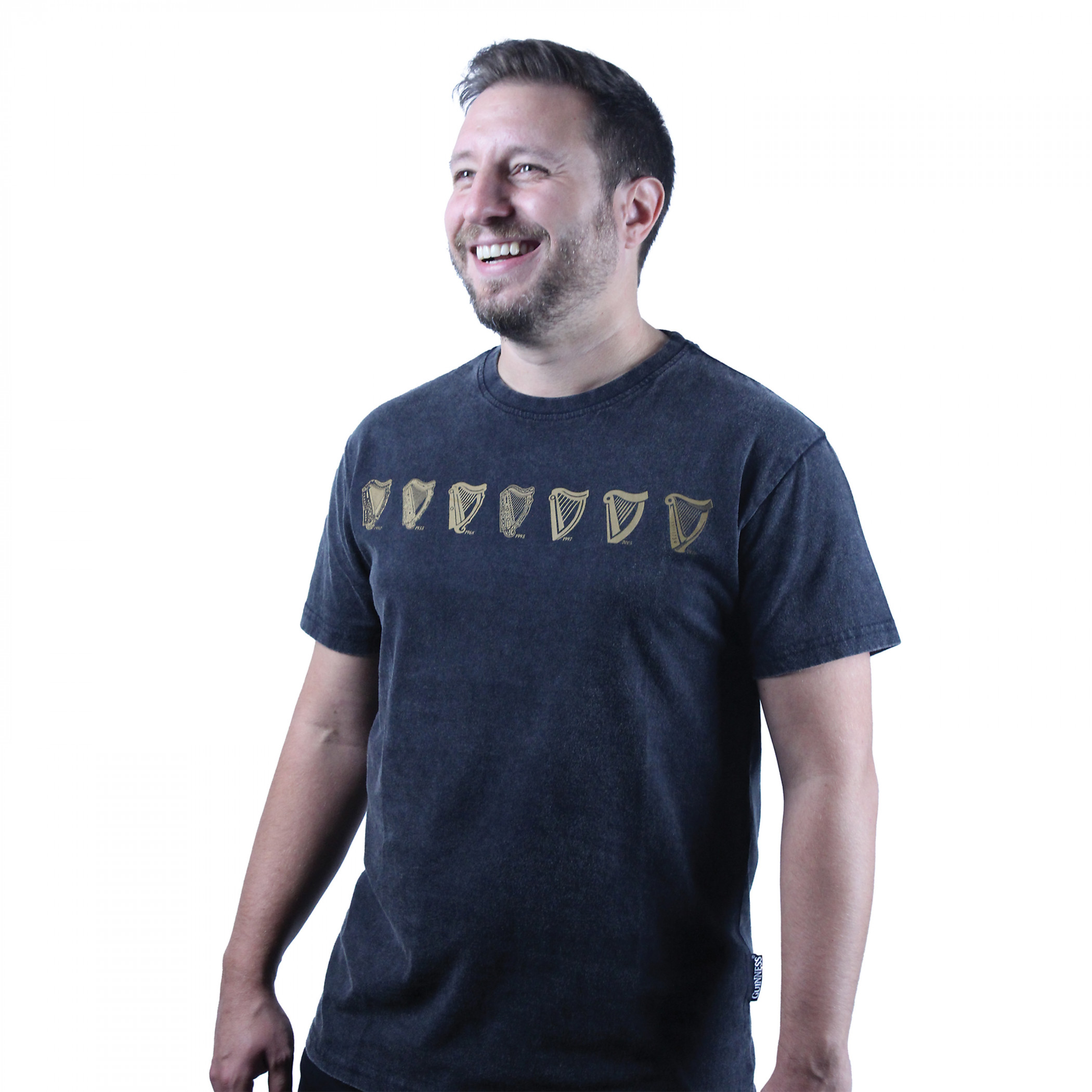 Guinness Harp Logo History T-Shirt