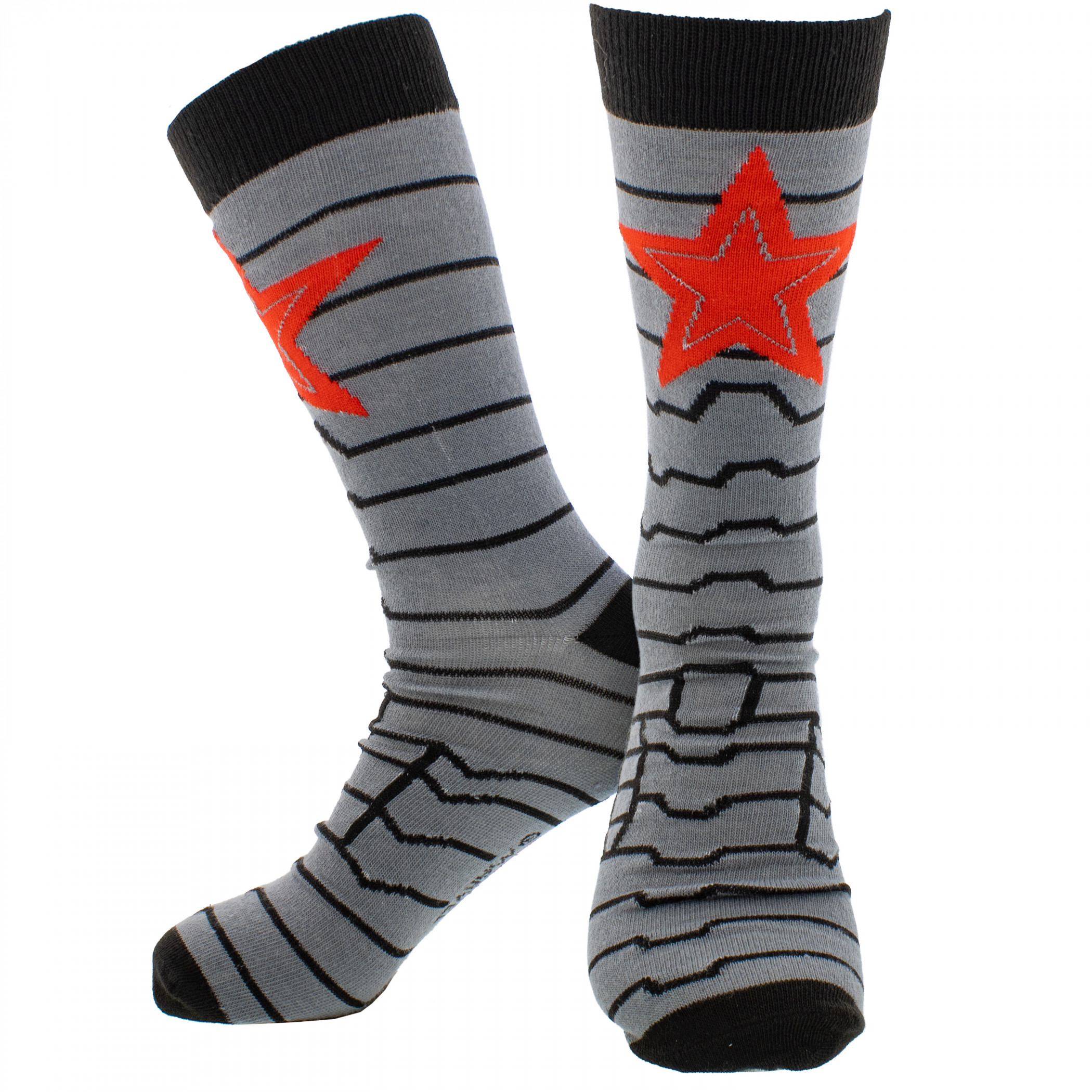 Winter Soldier Crew Socks, Grey
