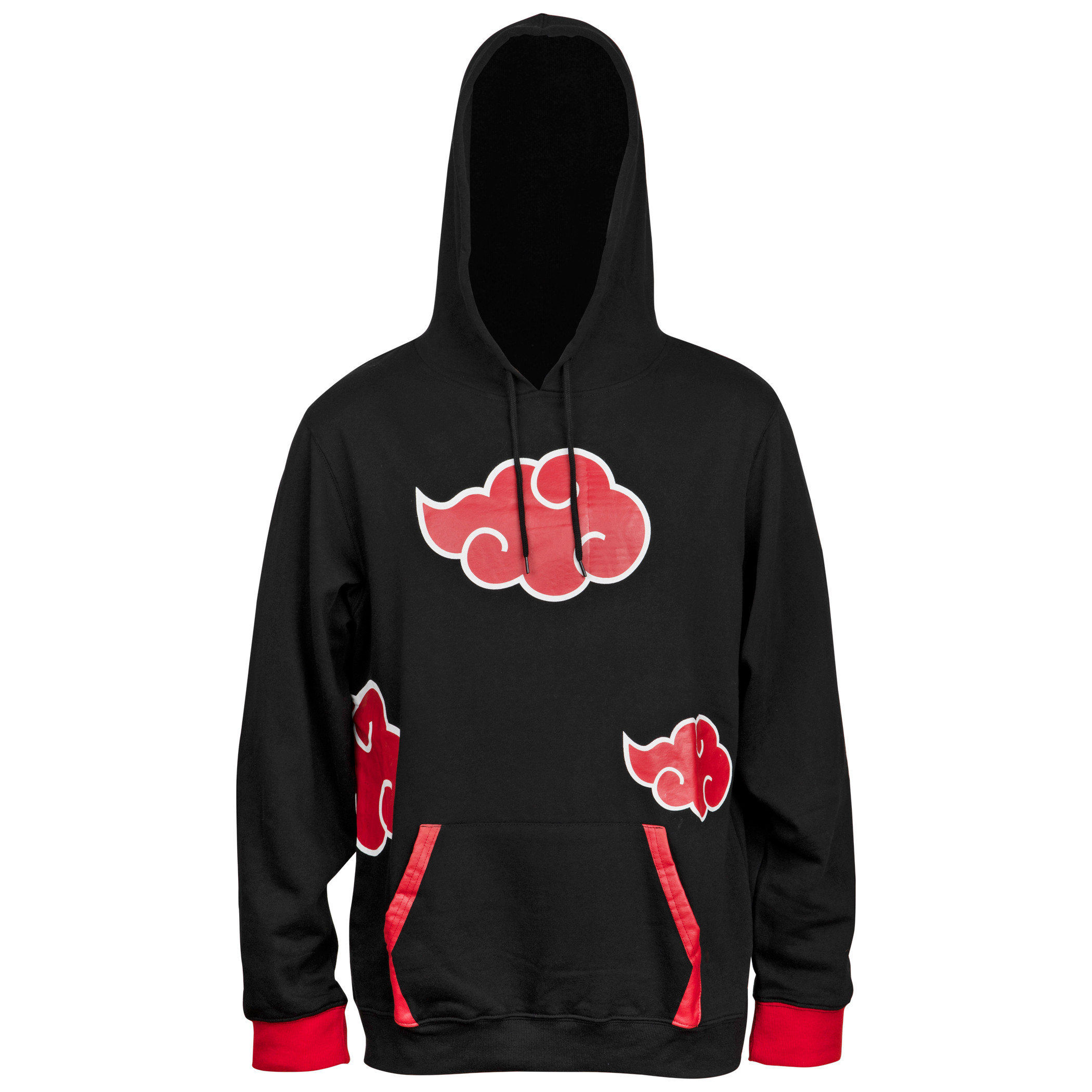 Naruto Shippuden Akatsuki Clouds Cosplay Hoodie, Black
