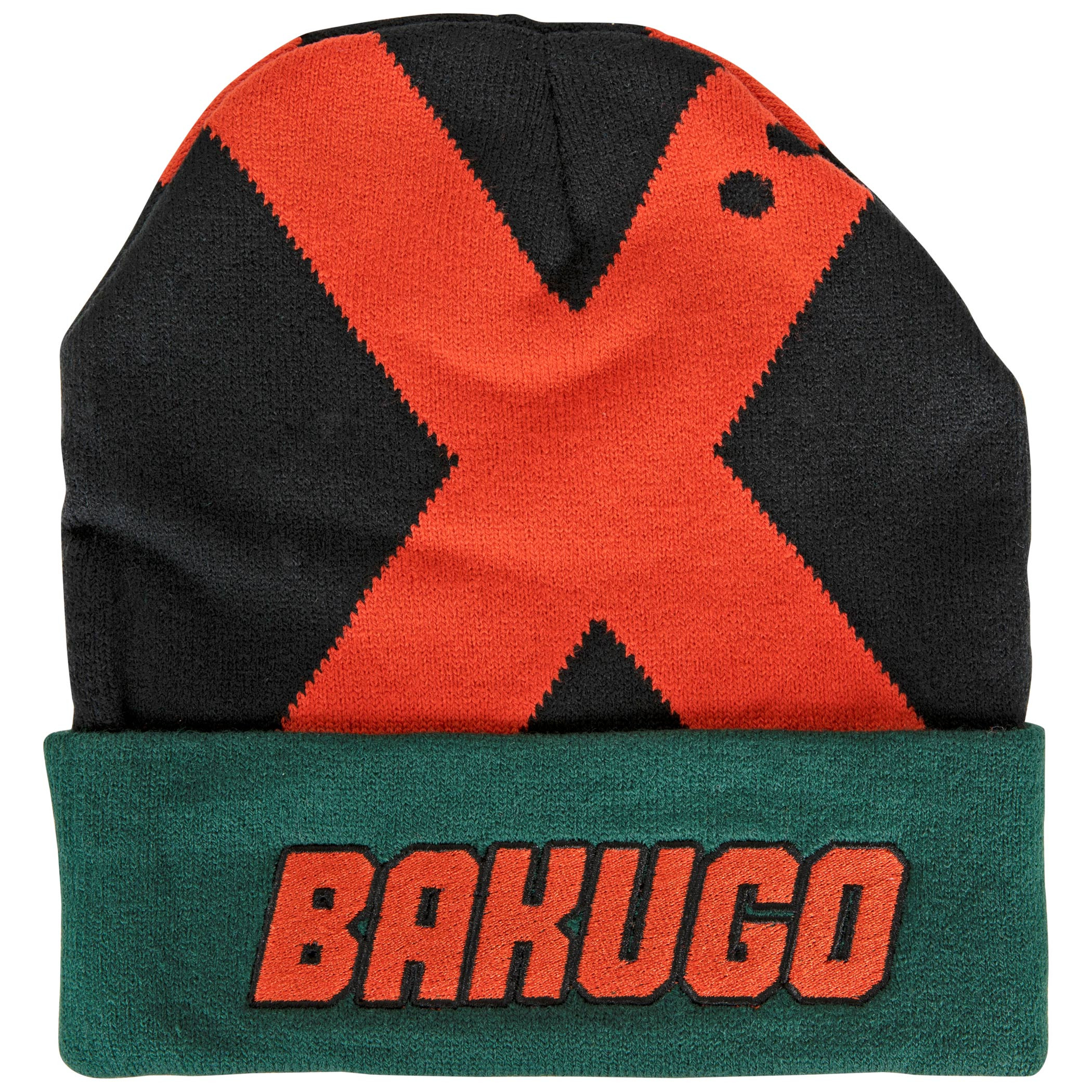 My Hero Academia Bakugo Katsuki Cosplay Cuff Beanie, Multi-Color