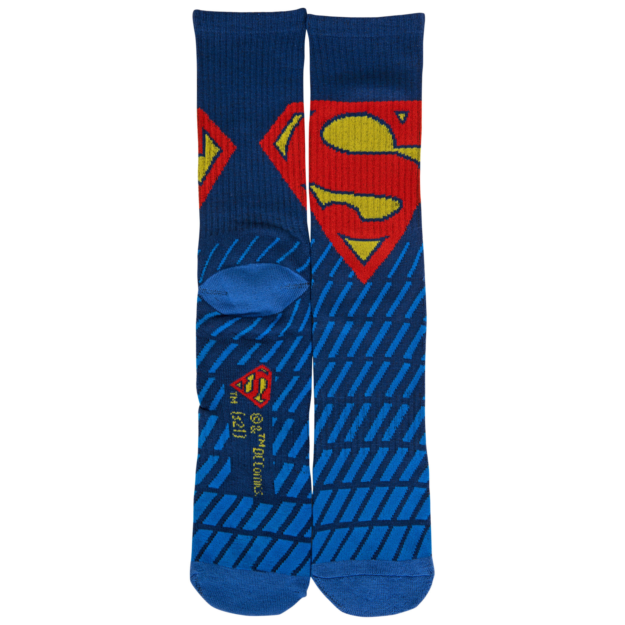 Superman Logo Fading Crew Socks, Multi-Color