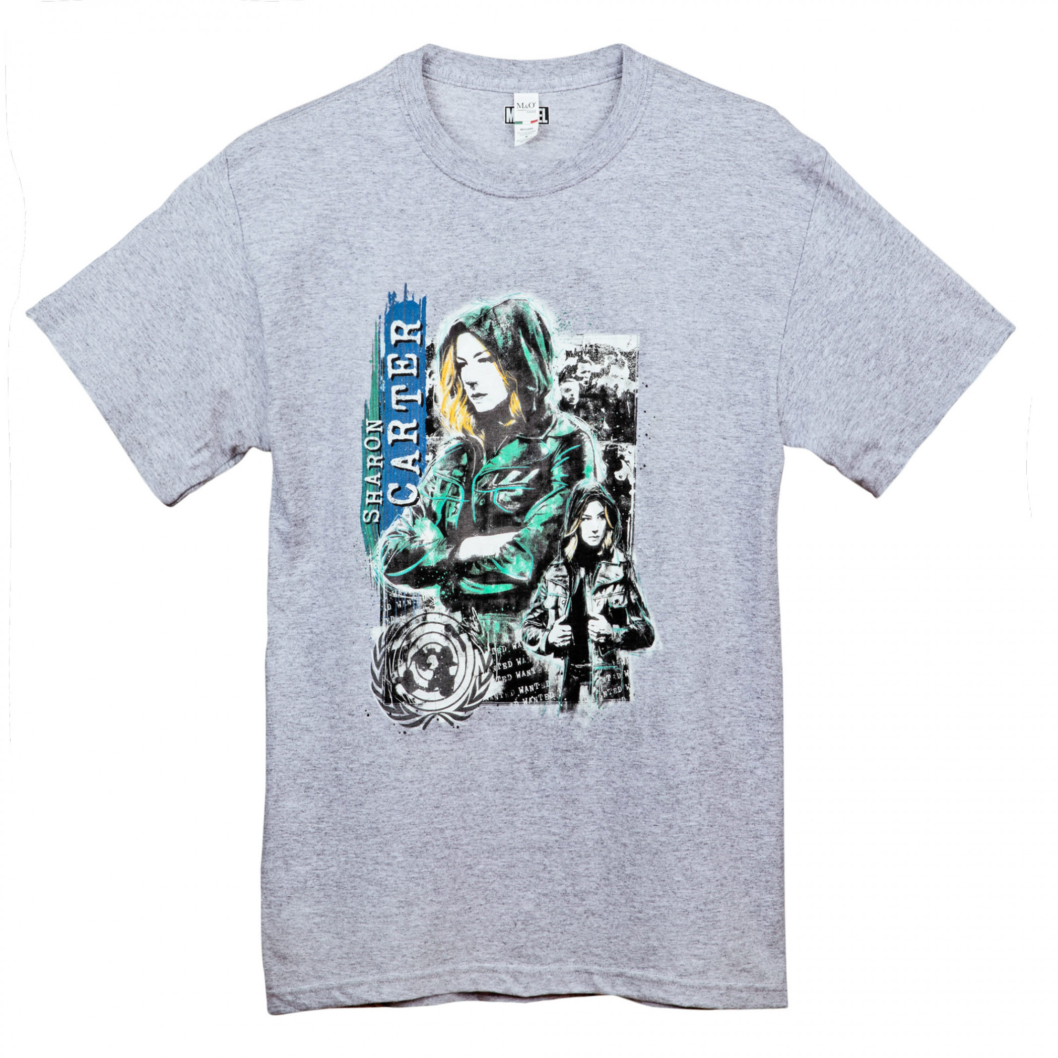 Marvel Comics Sharon Carter Agents of Shield T-Shirt, Grey