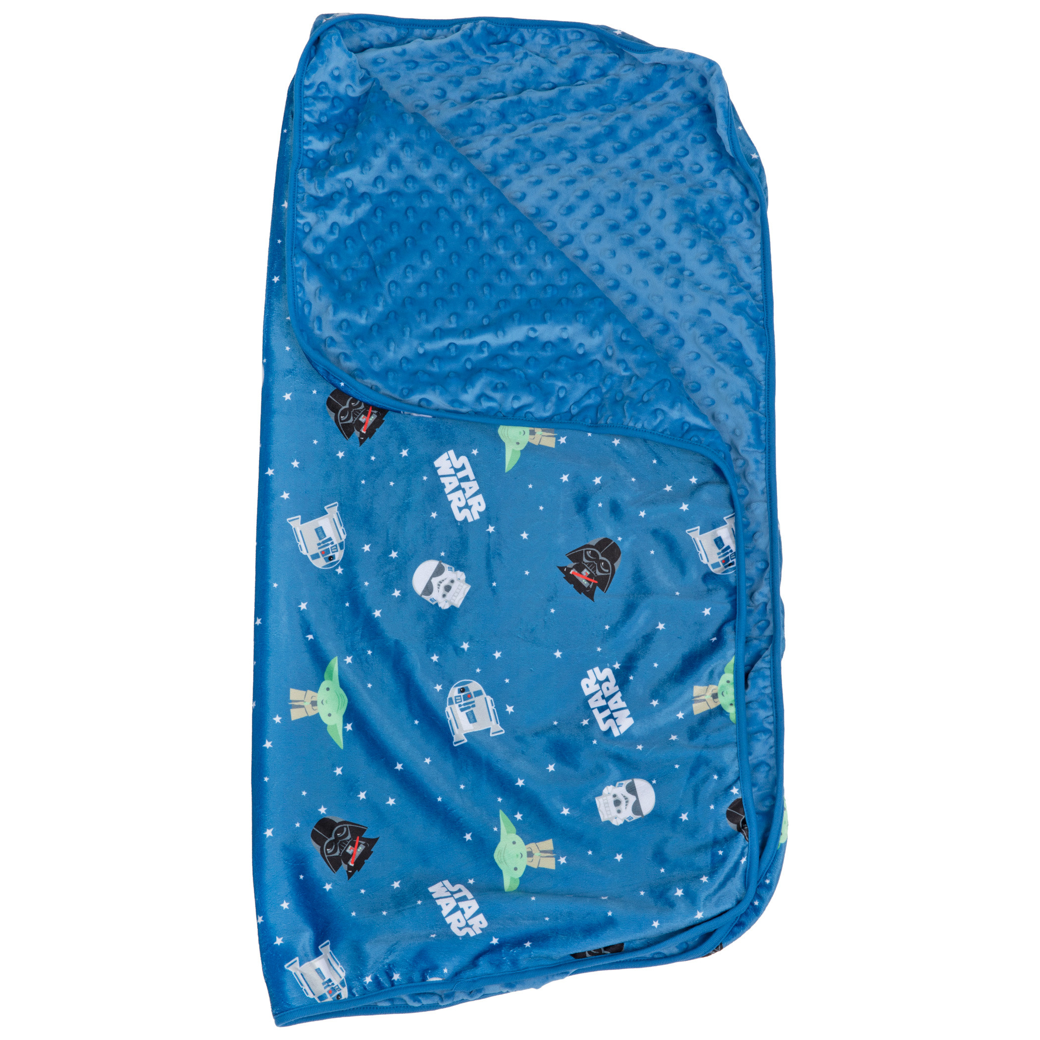 Star Wars Chibi Characters Infant Plush Blanket, Blue