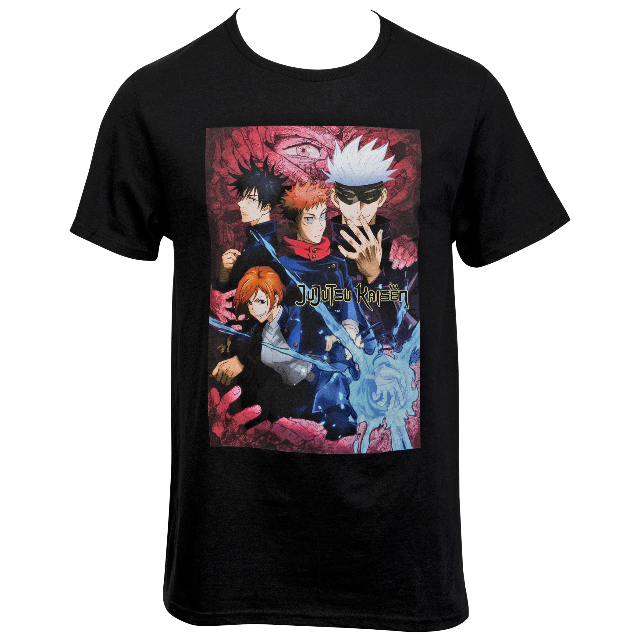 Jujutsu Kaisen Key Visual Characters Unisex T-Shirt, Black