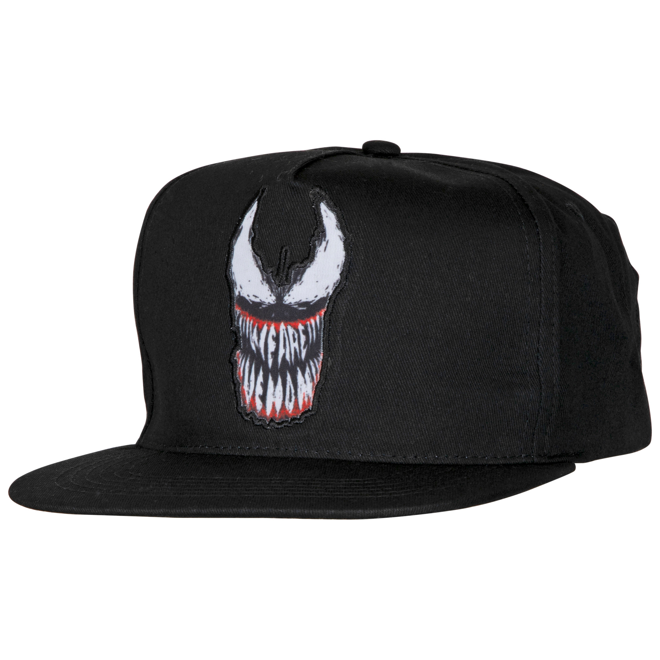 Marvel Studios We Are Venom Character Stylized Adjustable Snapback Hat, Black
