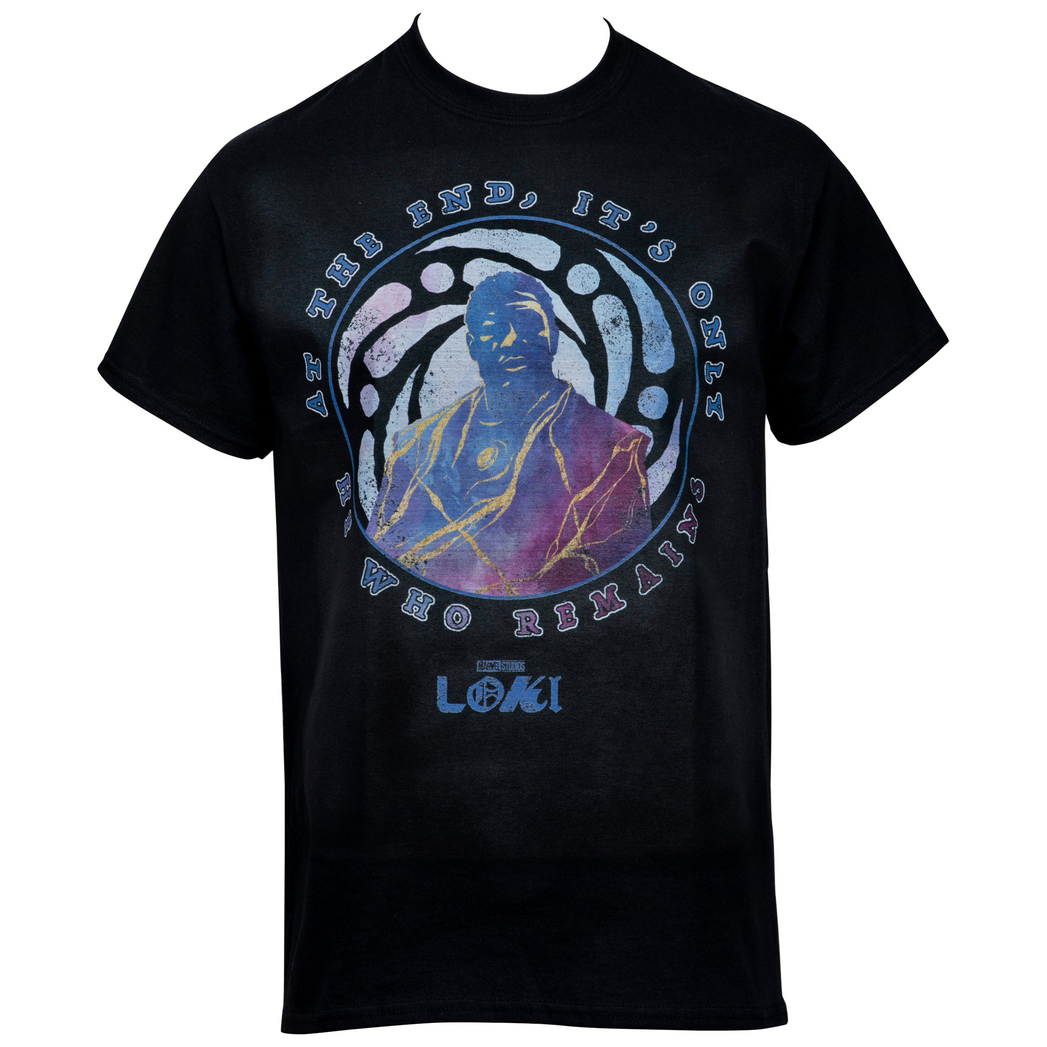 Marvel Studios Loki Series At the End It's Only He Who Remains T-Shirt, Black