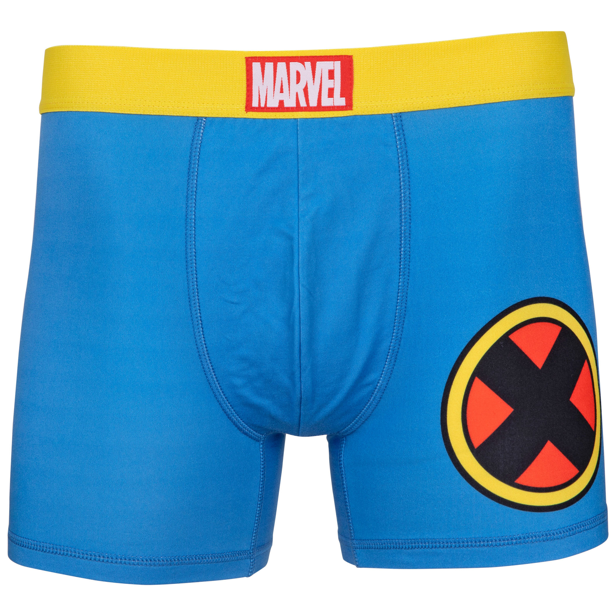 X-Men Classic Logo Boxer Briefs, Blue