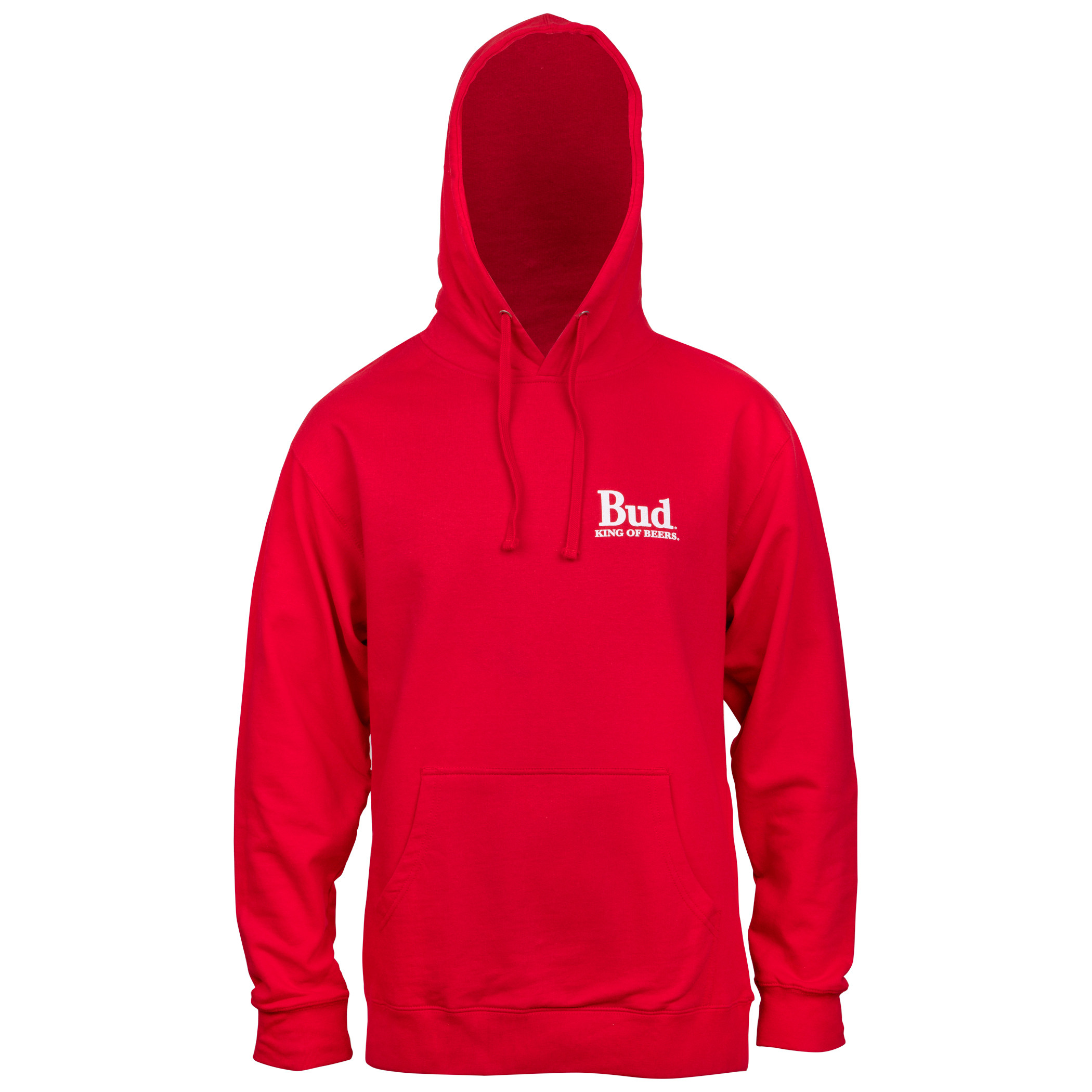 Budweiser Front and Back Print Hoodie | Brew-Shirts.com