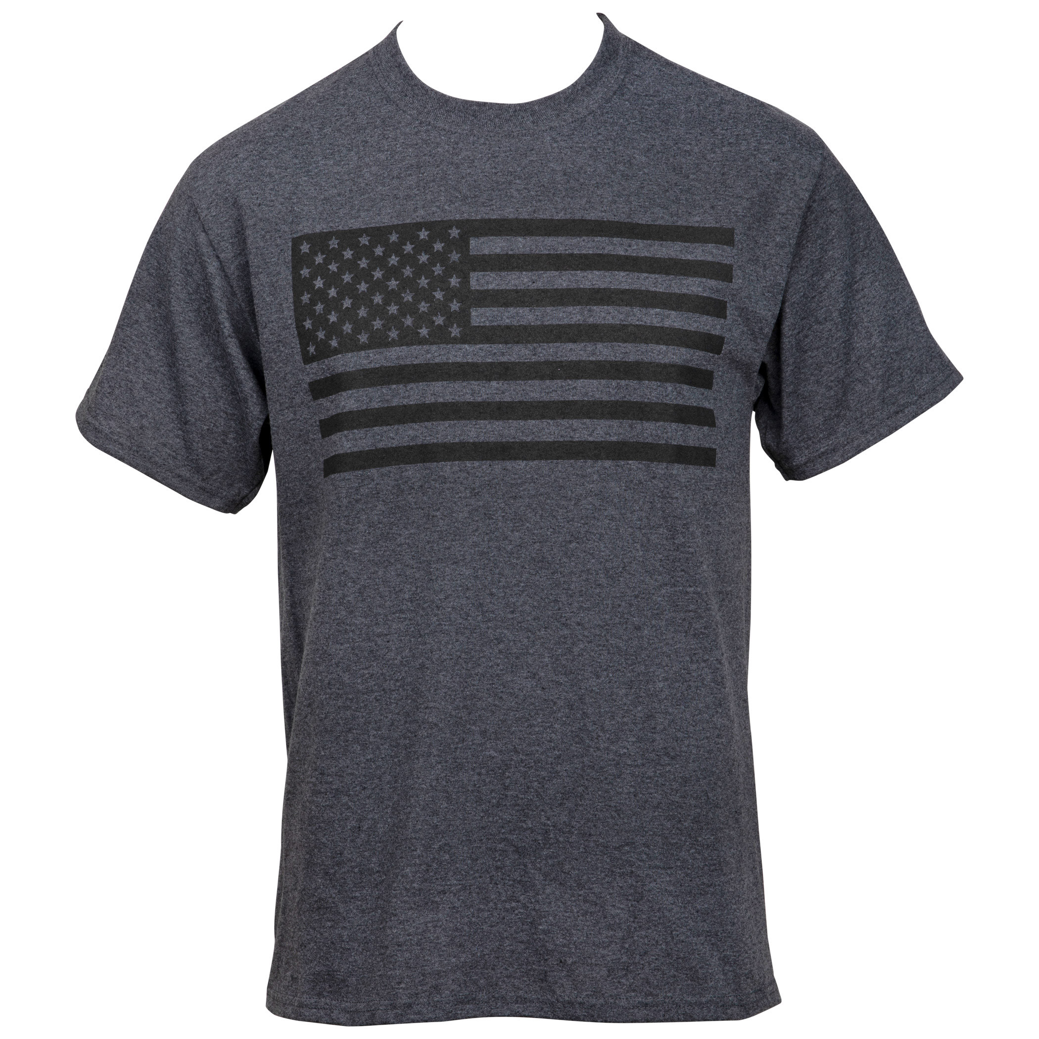 America Flag Heather Grey T-Shirt | Brew-Shirts.com