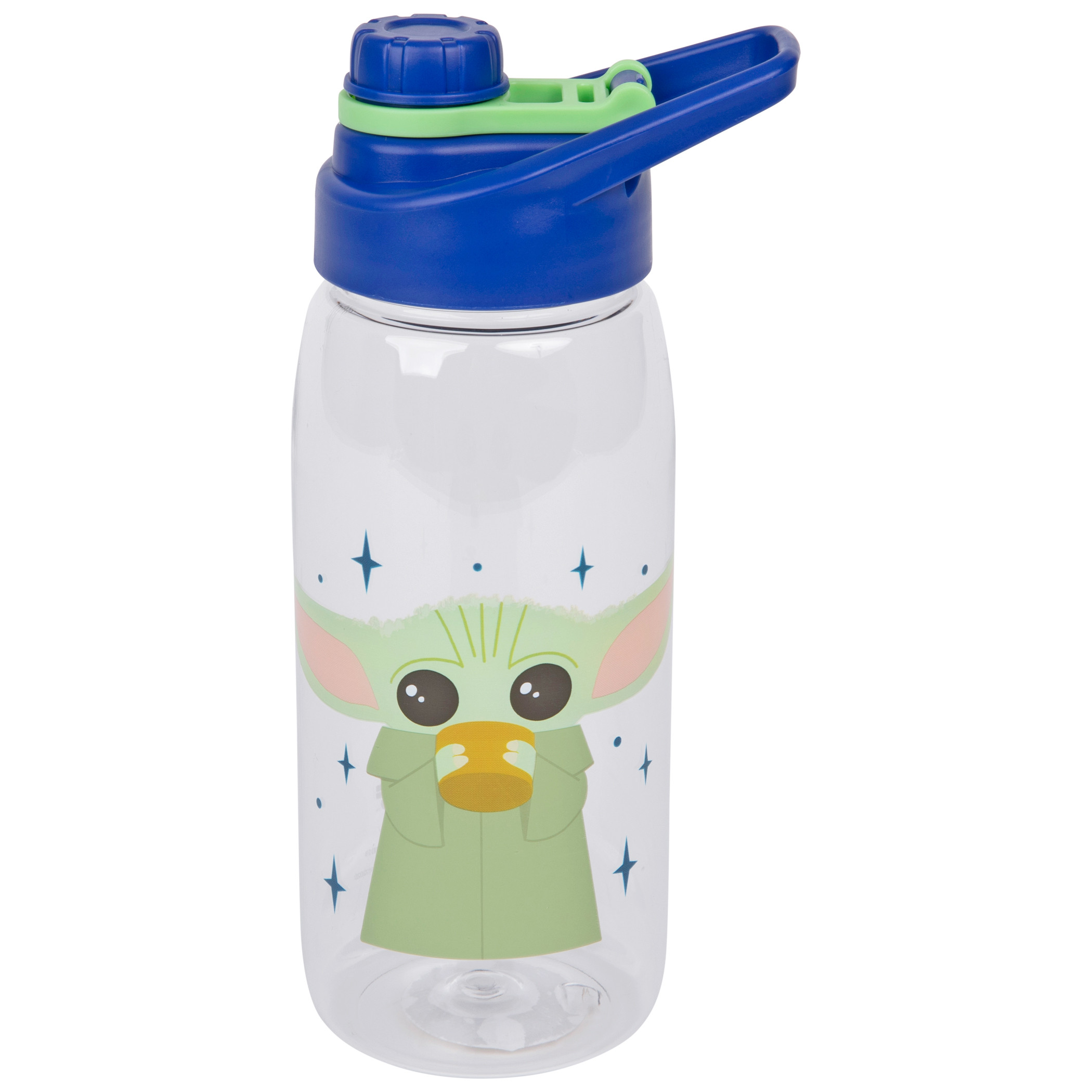 Star Wars The Mandalorian Grogu 20 oz. Sports Bottle & Sticker Set, Blue