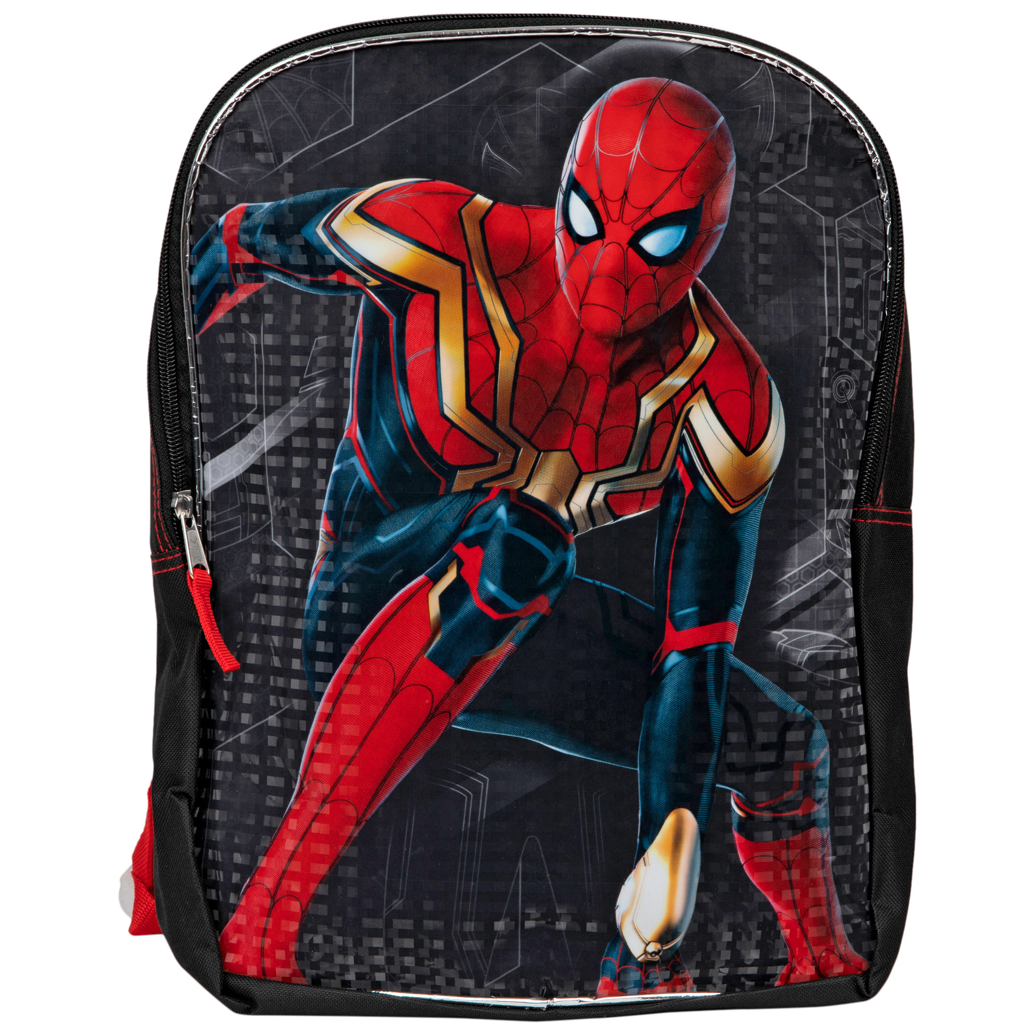 Marvel Comics Spider-Man The Iron Spider Print 15' Backpack, Multi-Color