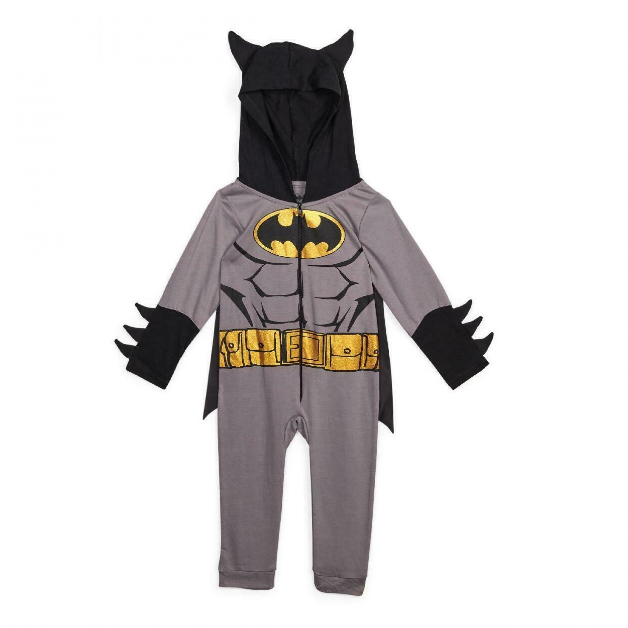 Batman Toddler Dress Up Costume Suit with Cape, Multi-Color