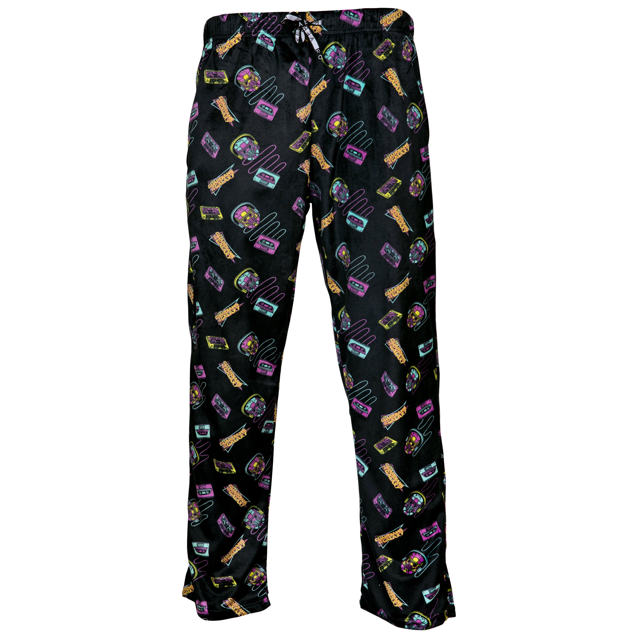 Guardians of the Galaxy All Over Print Pajama Sleep Pants, Black