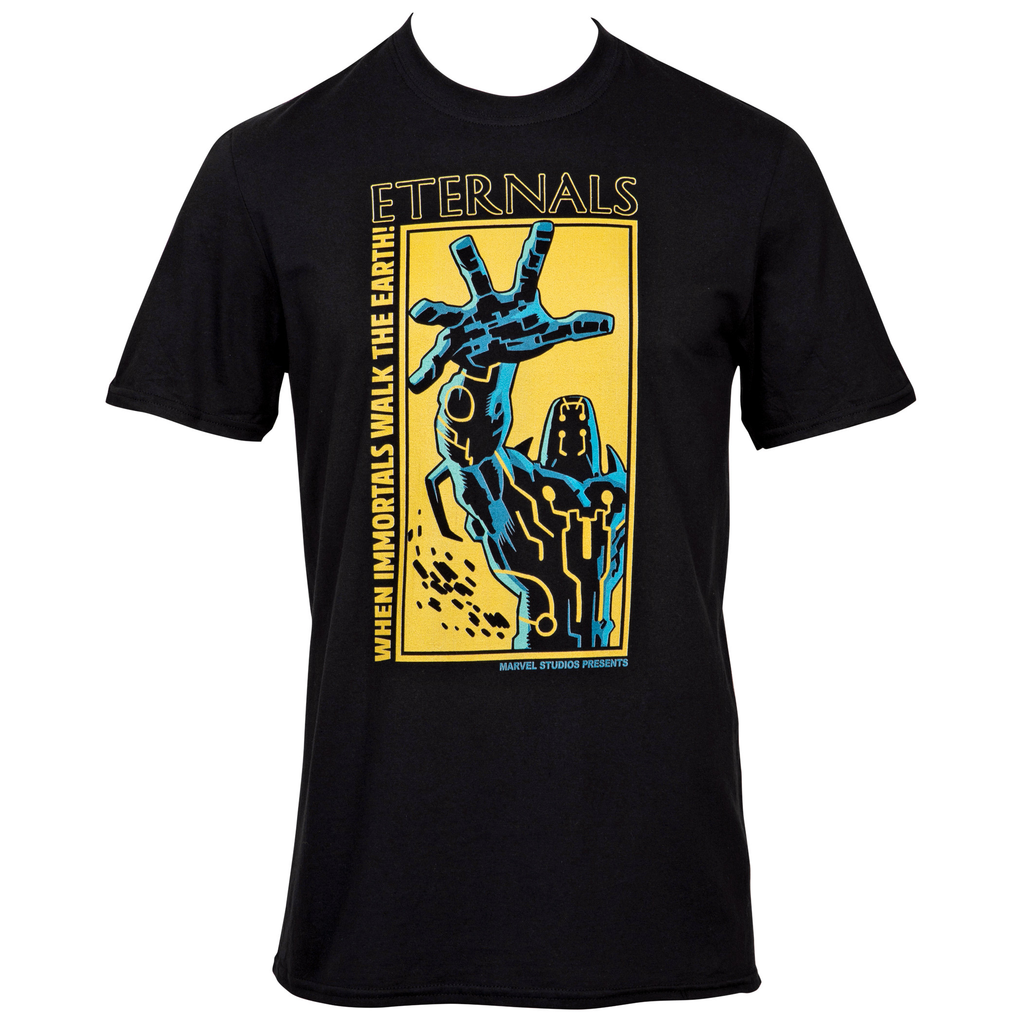 Marvel Comics Eternals When Immortals Walk the Earth T-Shirt, Black