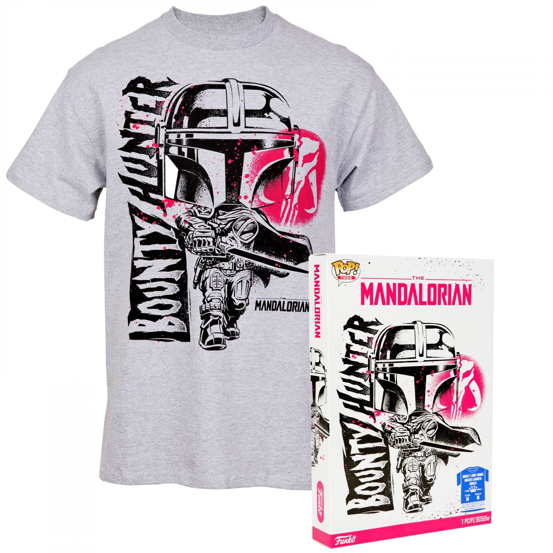 Funko Boxed T-Shirt: The Mandalorian- Mando, Multi-Color