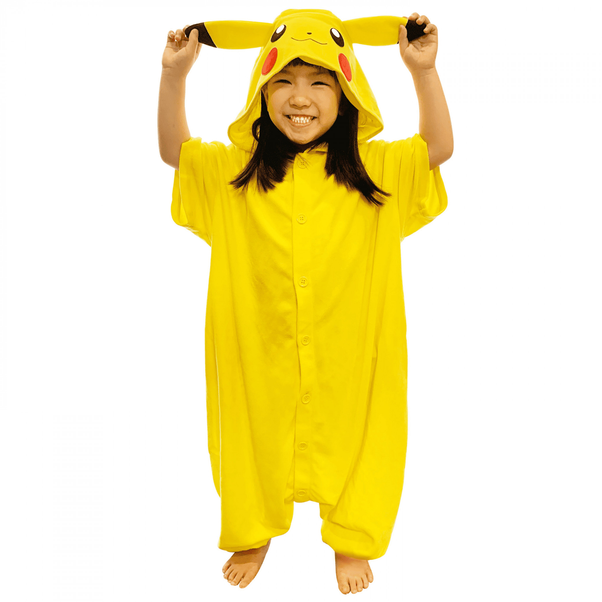 Pokemon Pikachu Summer Kid's Kigurumi, Yellow