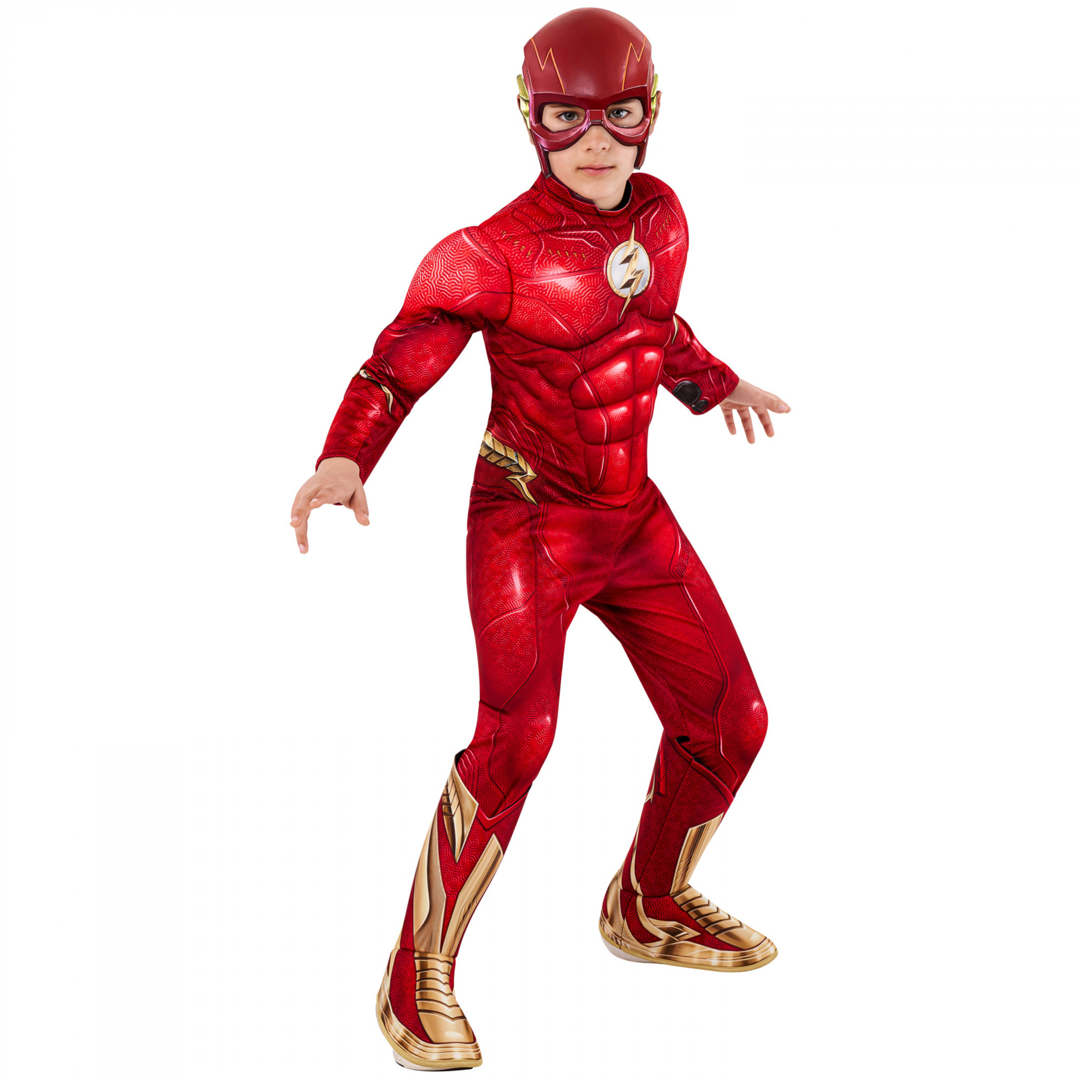 The Flash Deluxe Kid's Costume, Red