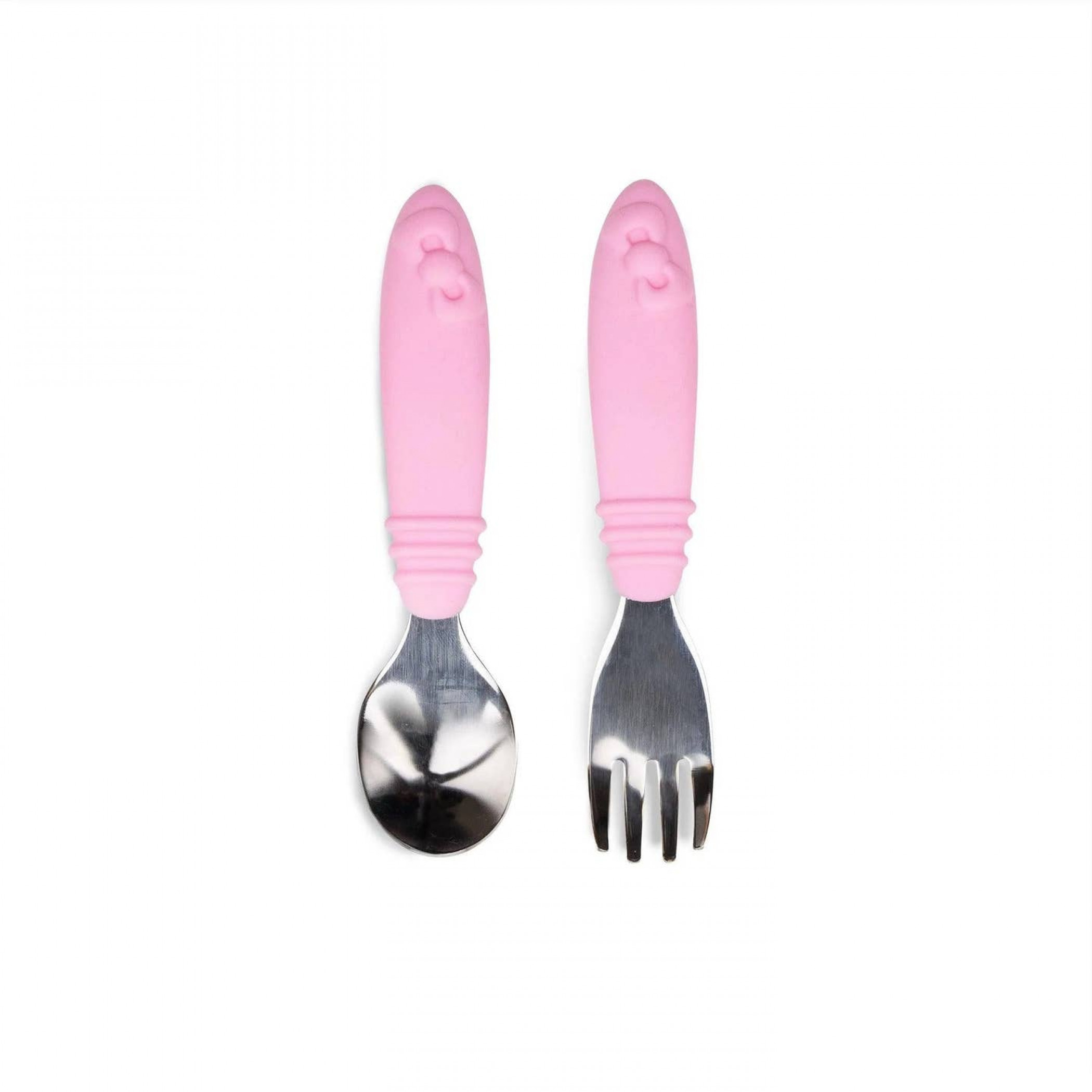 Hello Kitty Kid's Fork and Spoon Set, Pink