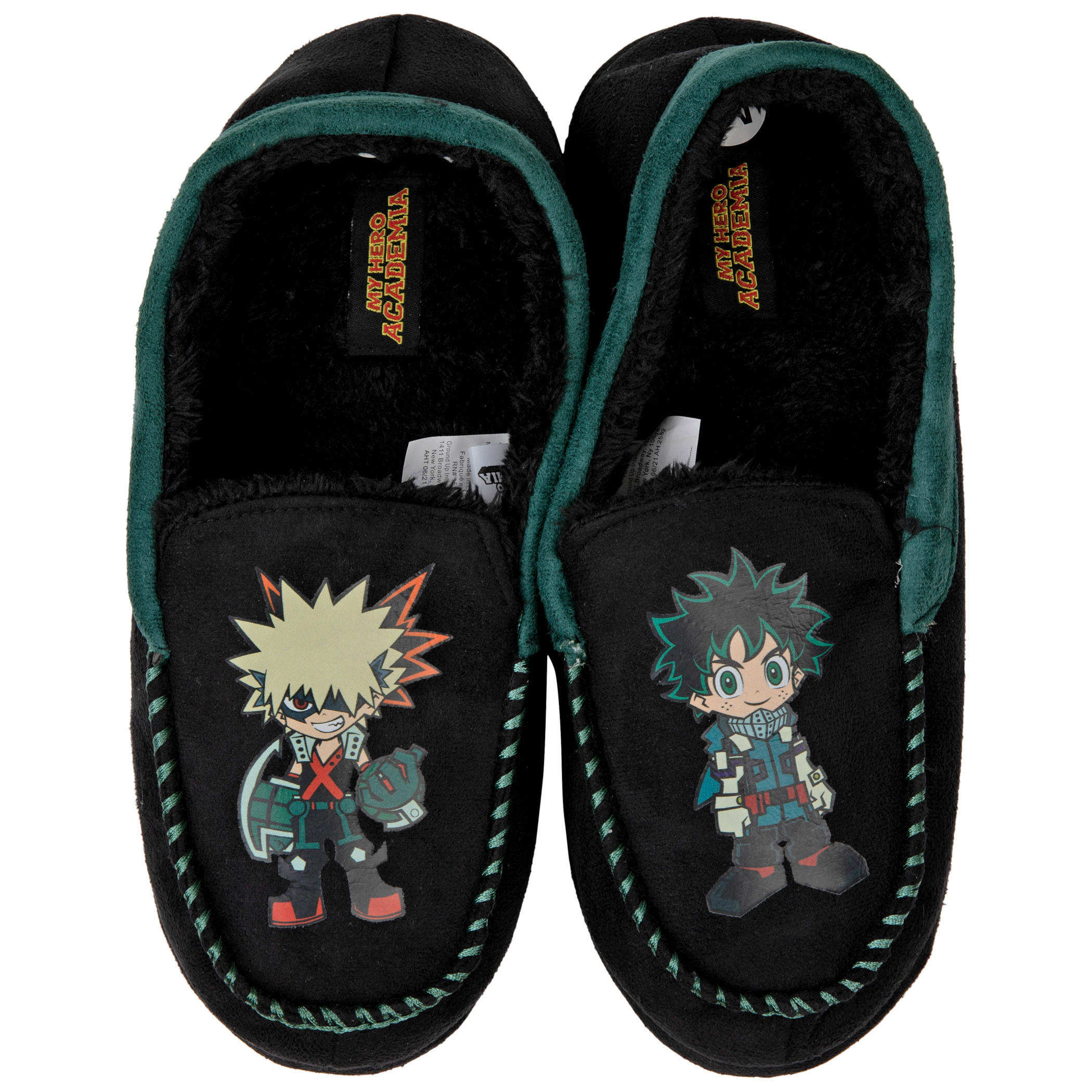 My Hero Academia Characters Slippers, Black