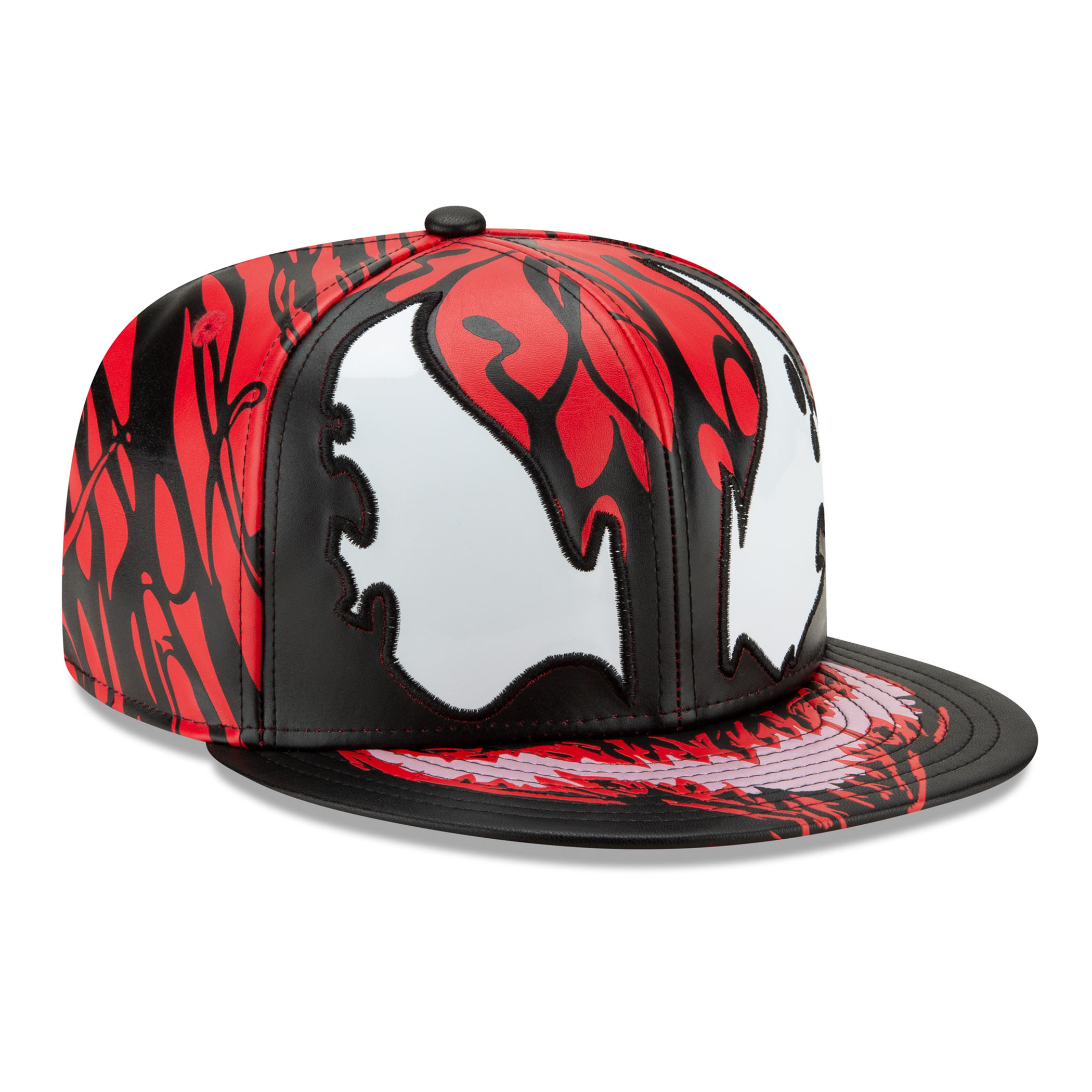 Carnage Big Face 59Fifty Fitted New Era Hat, Red