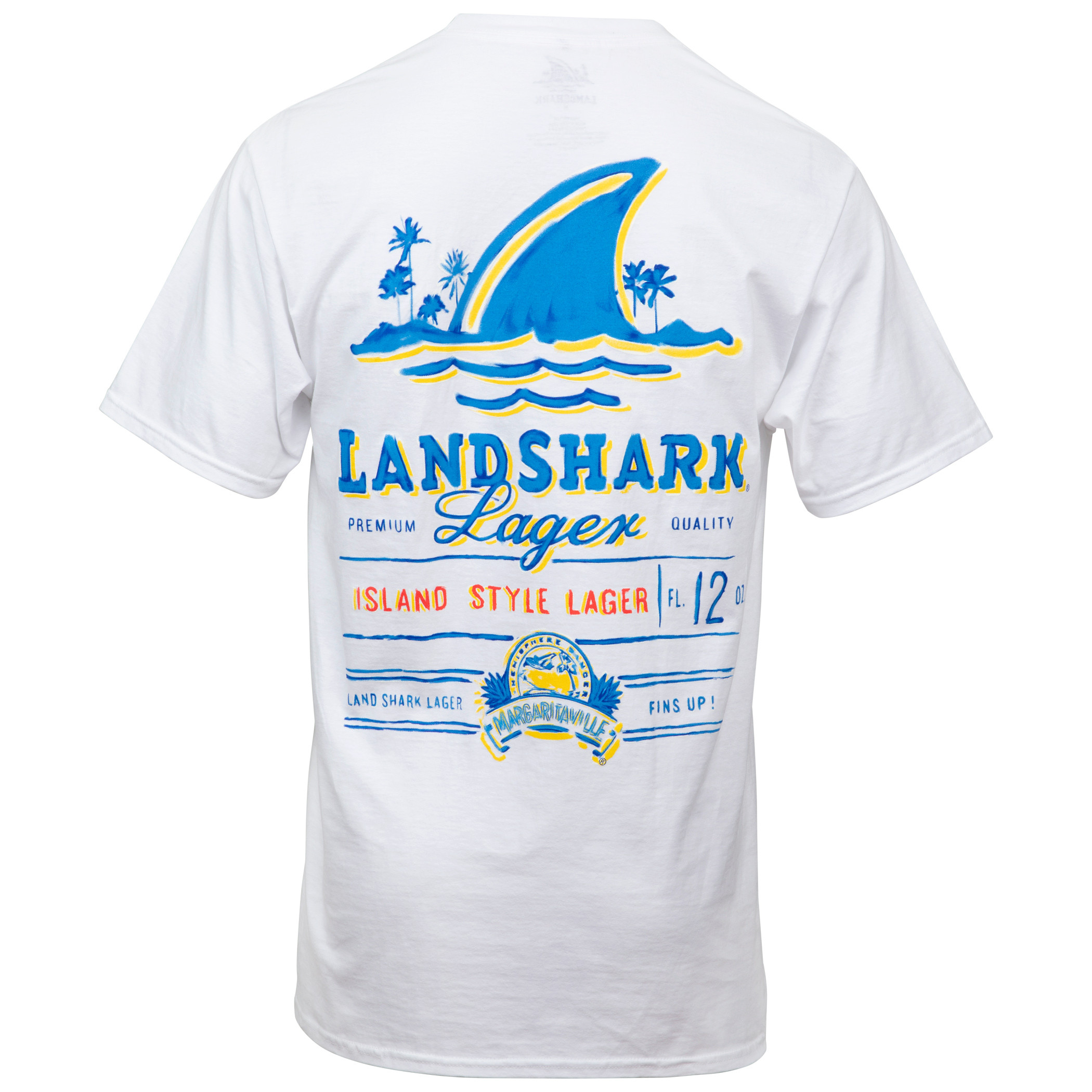 Landshark Premium Lager Front and Back Print T-Shirt | Brew-Shirts.com