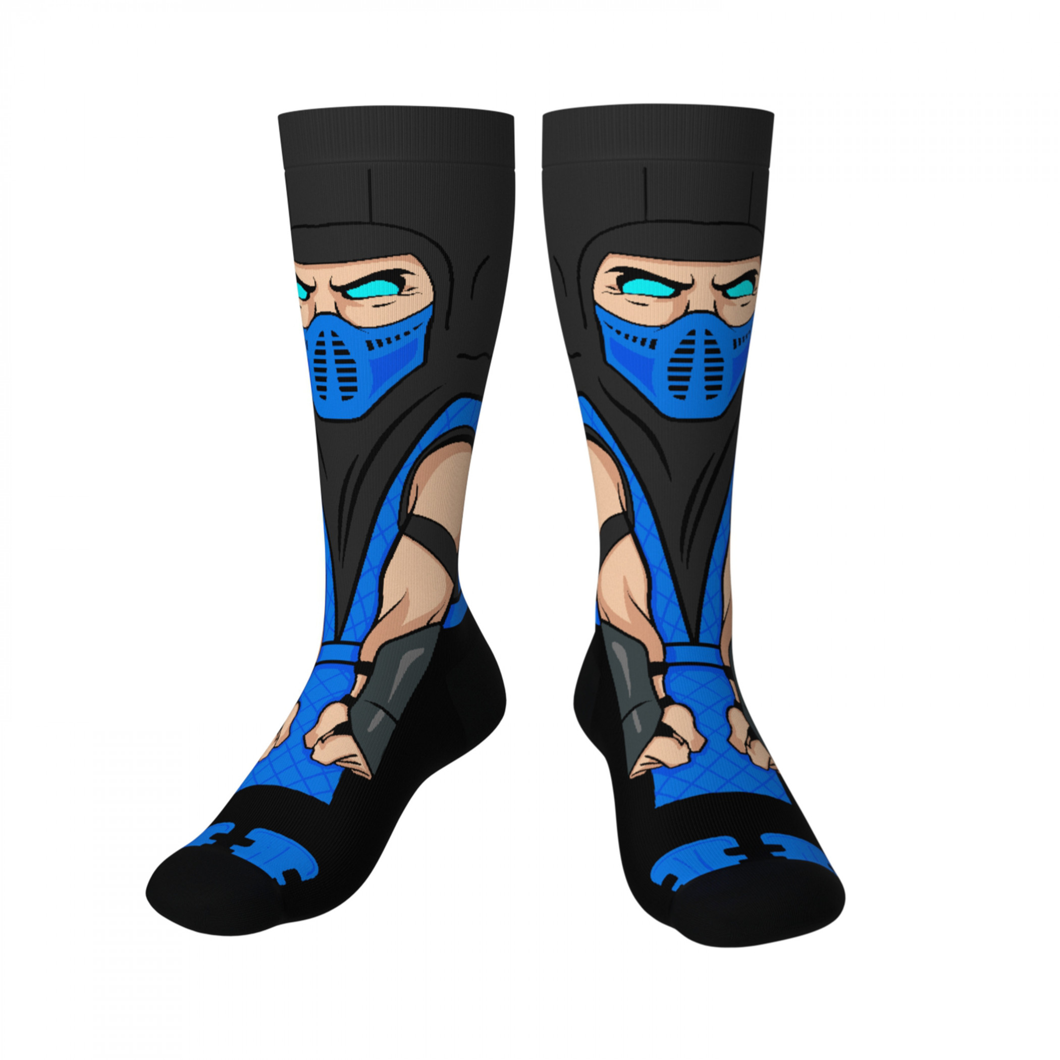 Mortal Kombat Sub-Zero Crossover Crew Socks, Multi-Color