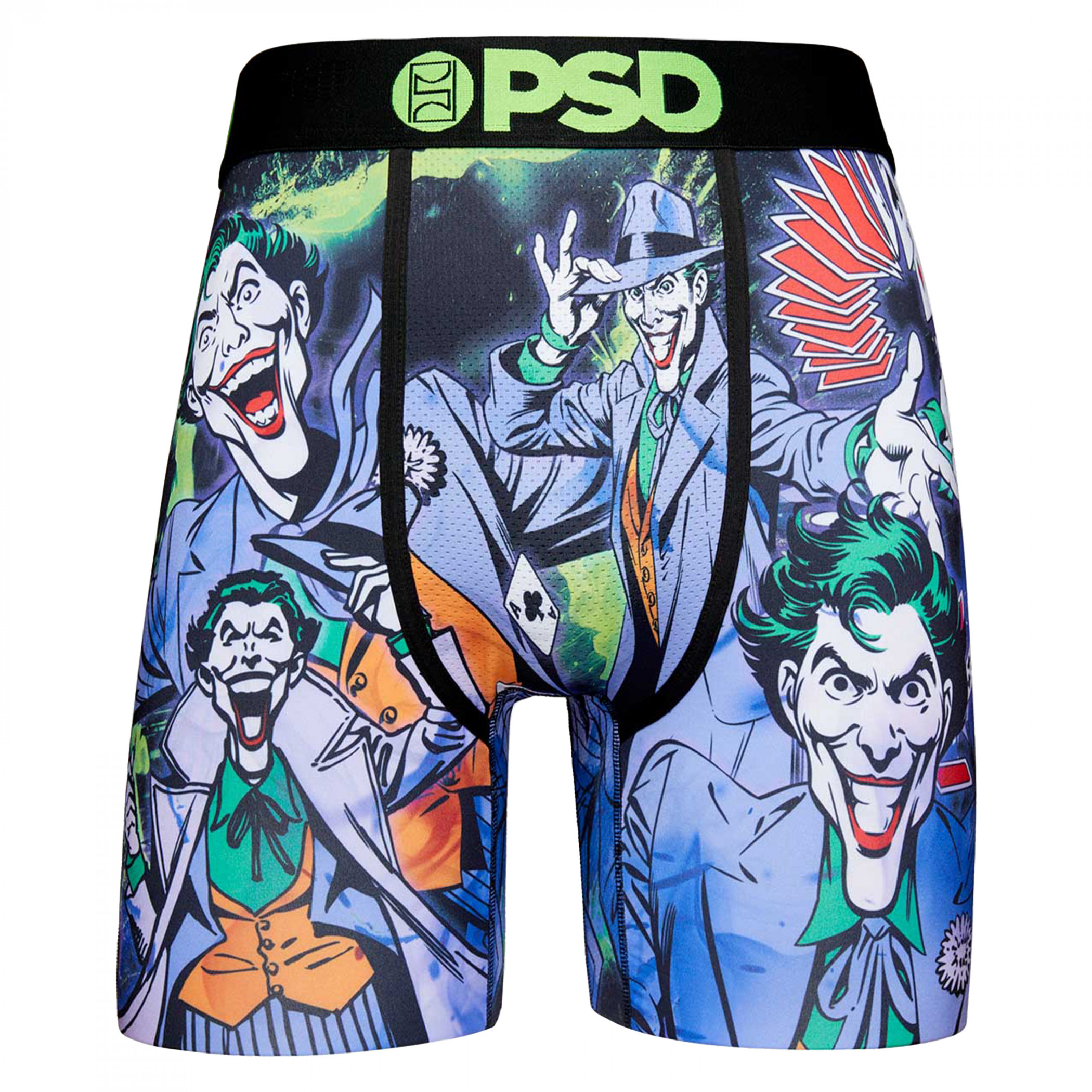 The Joker Mr. J. Collage PSD Boxer Briefs, Purple
